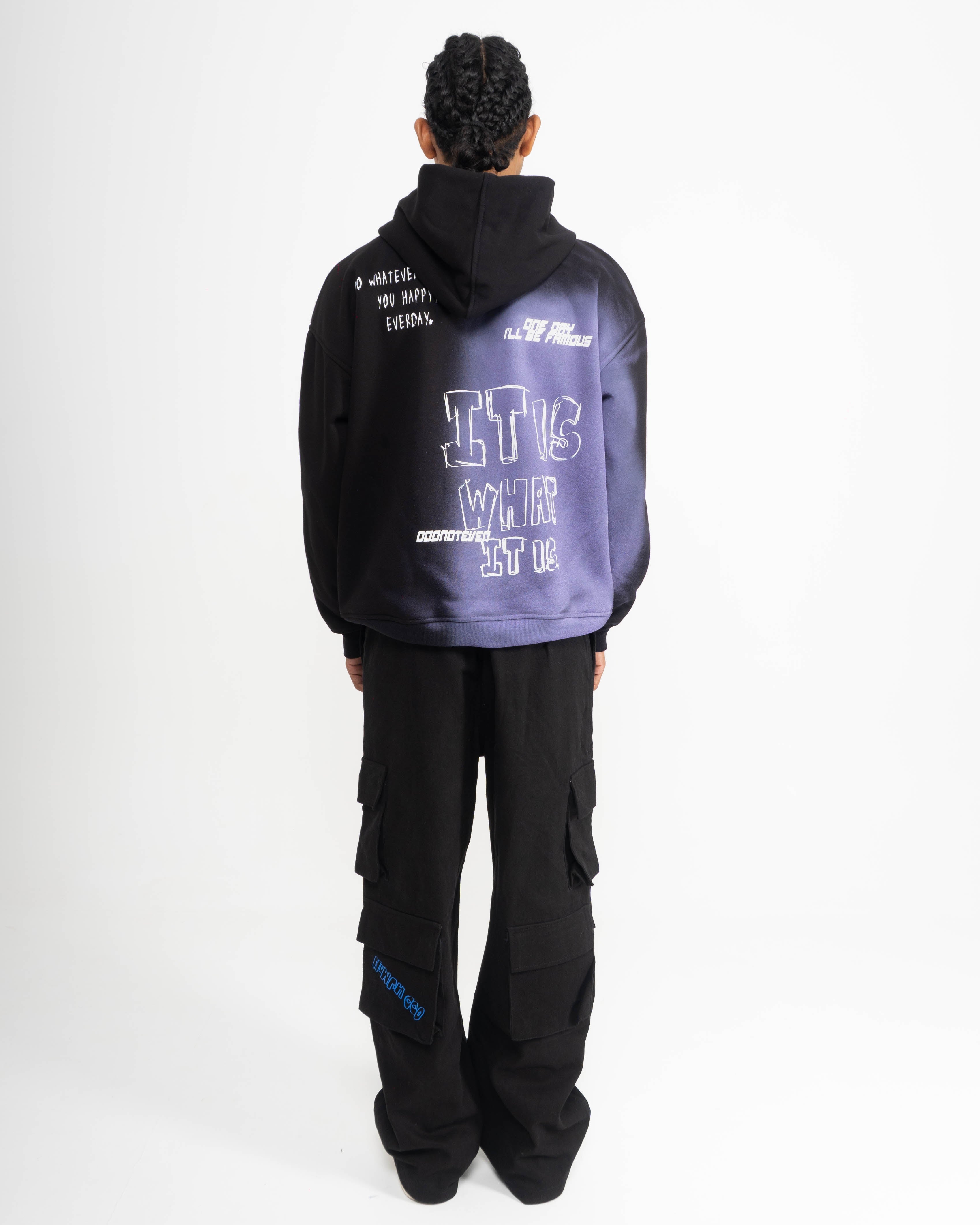 IT IS WHAT IT IS Oversized Hoodie