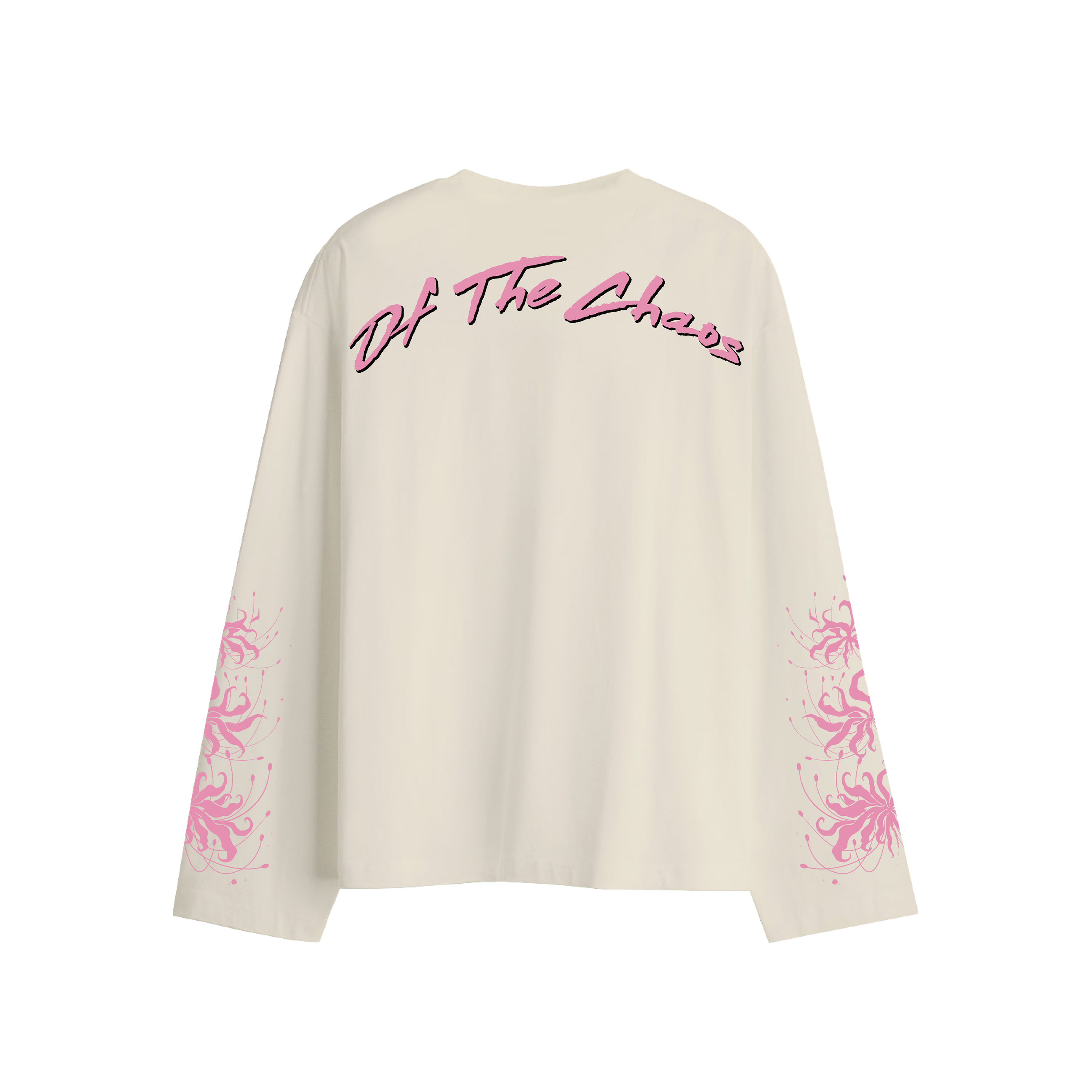 TIGER LILLIES LONG SLEEVE T-SHIRT - OFF WHITE