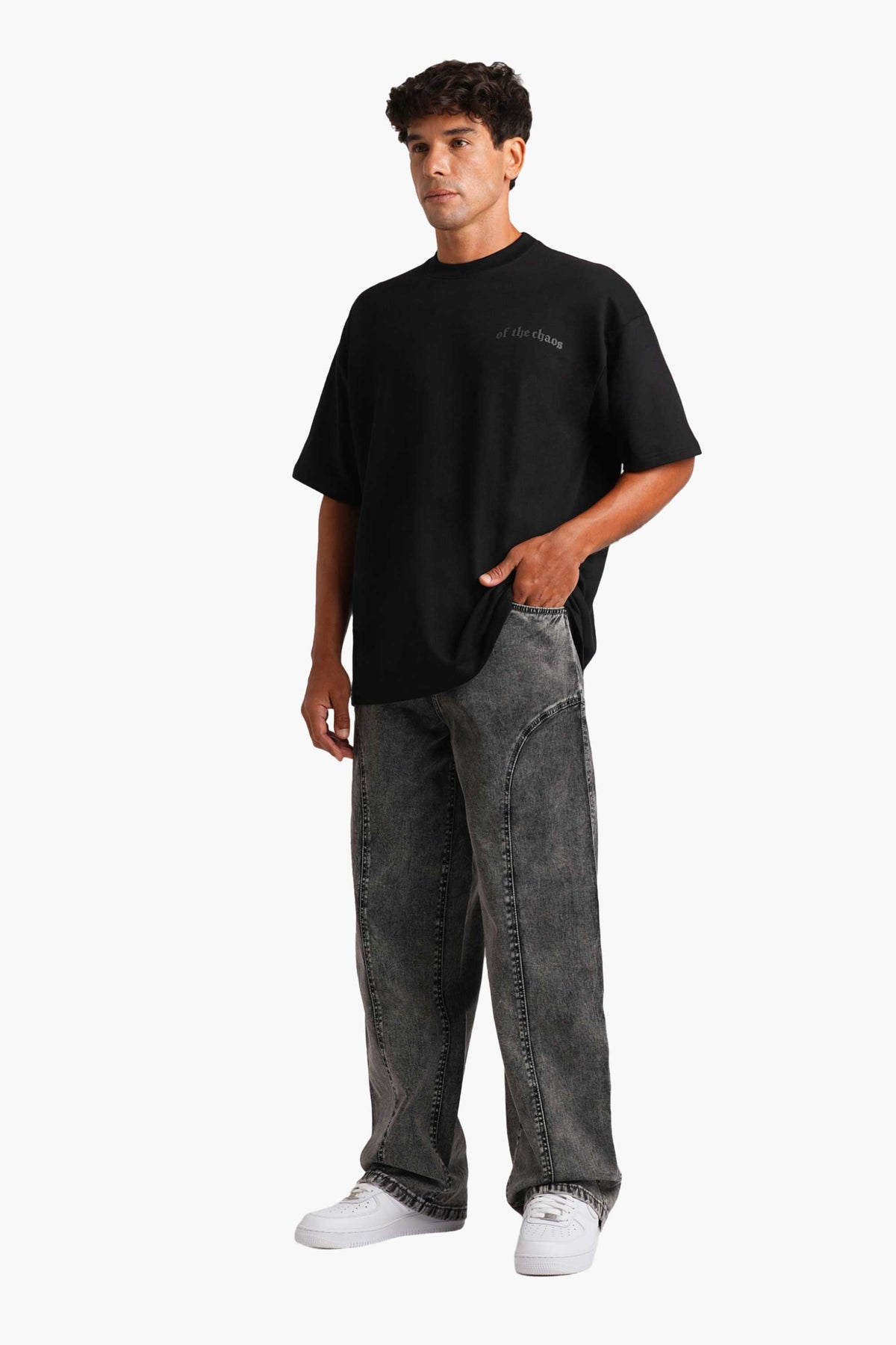 WASHED DENIM - GREY