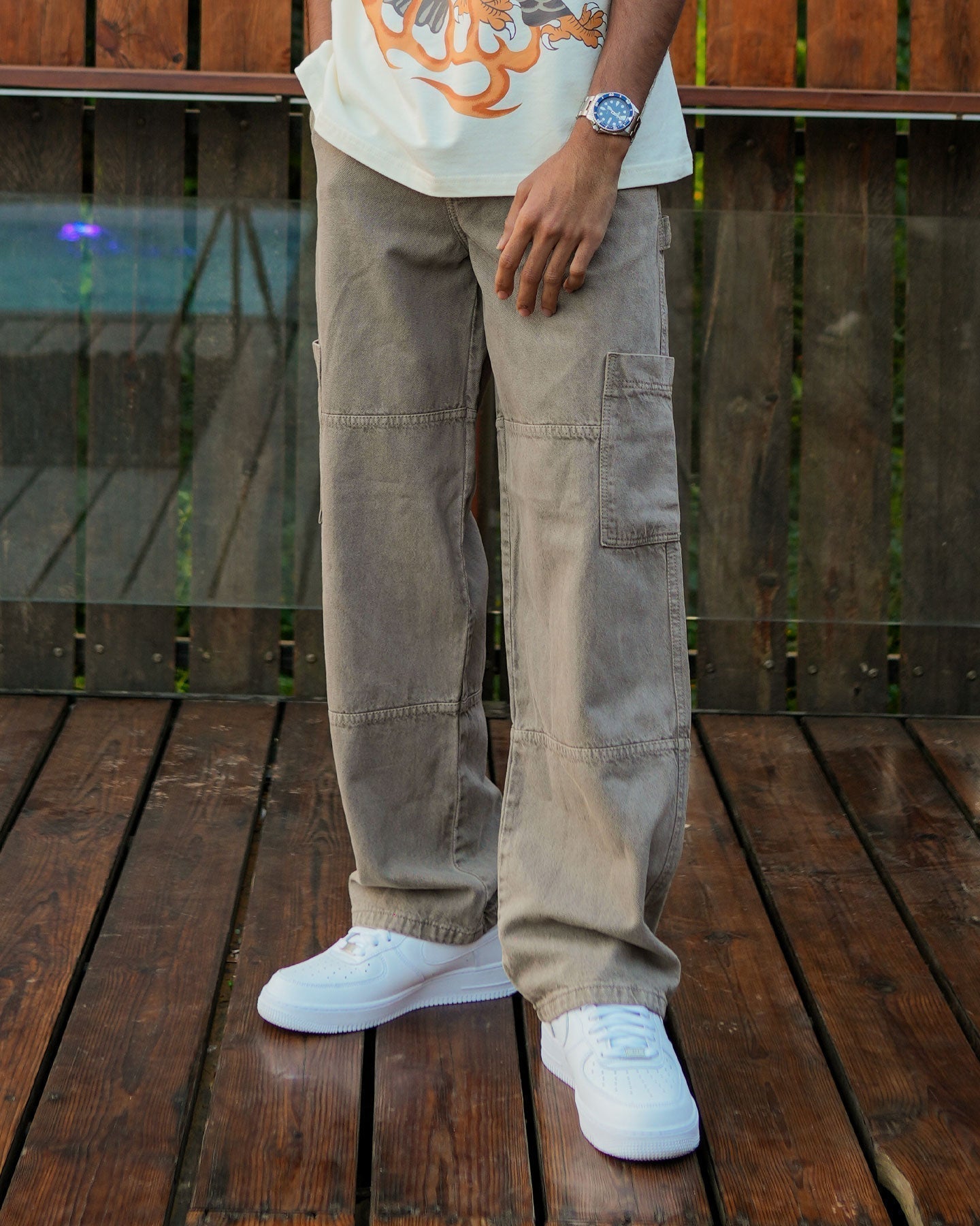 CLASSIC WORK PANTS - BEIGE