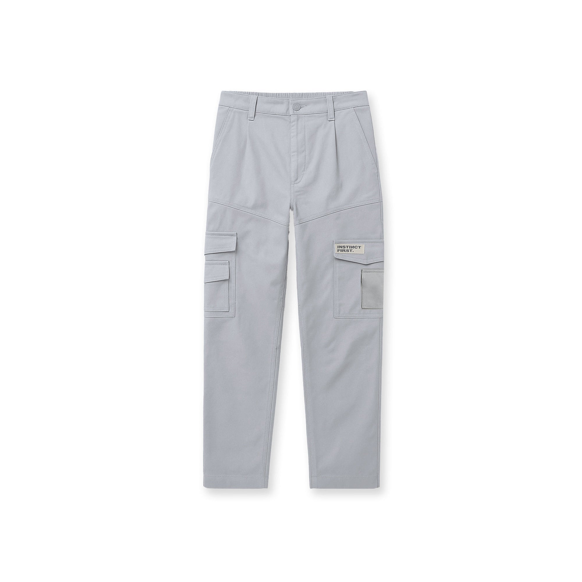 Grey oversized cargo pants