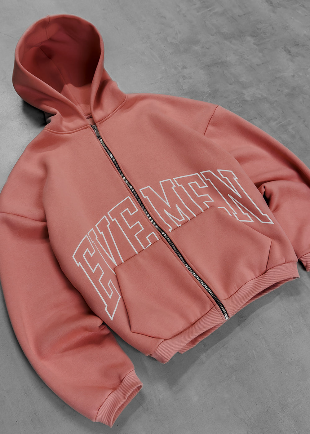 Genesis boxy zip through hoodie