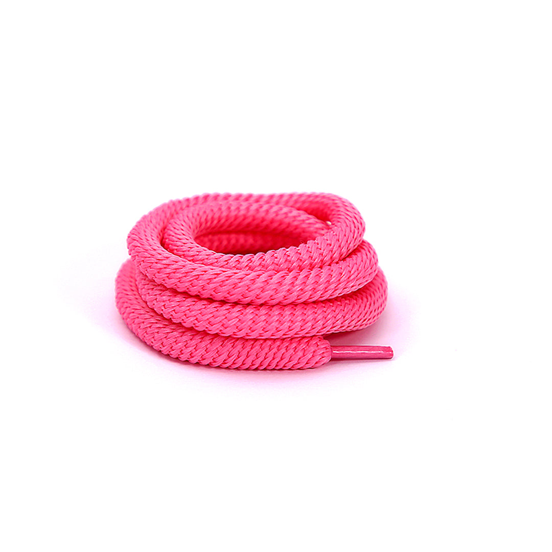 Pink Wired Rope Shoelaces | Premium Sneaker Laces – KNOTTY