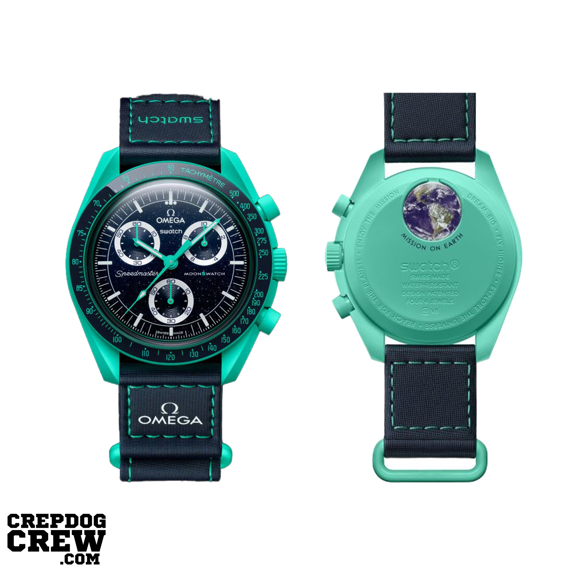 Swatch x Omega bioceramic moonswatch mission to earth set of 3