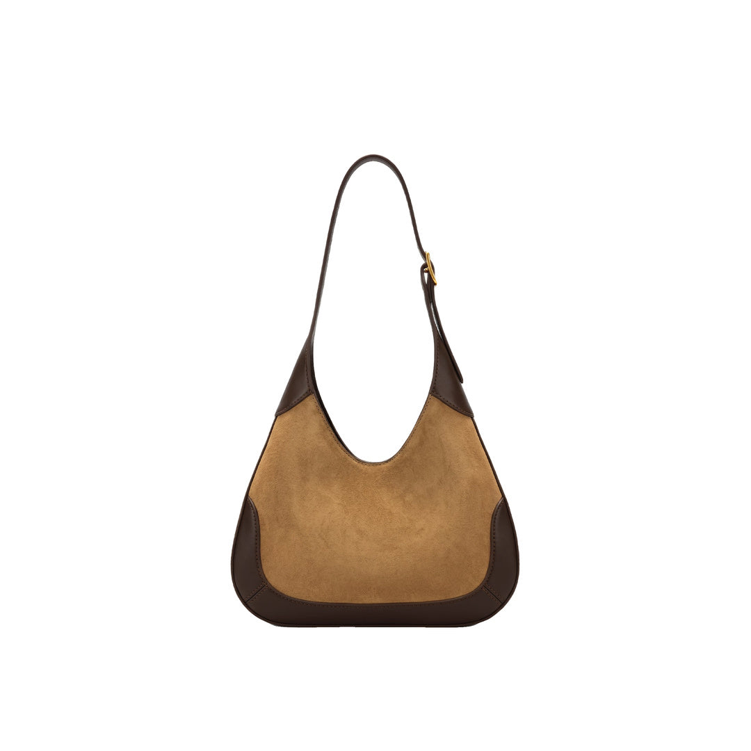 JW PEI Willow Faux Suede Trim Hobo Bag - Brown