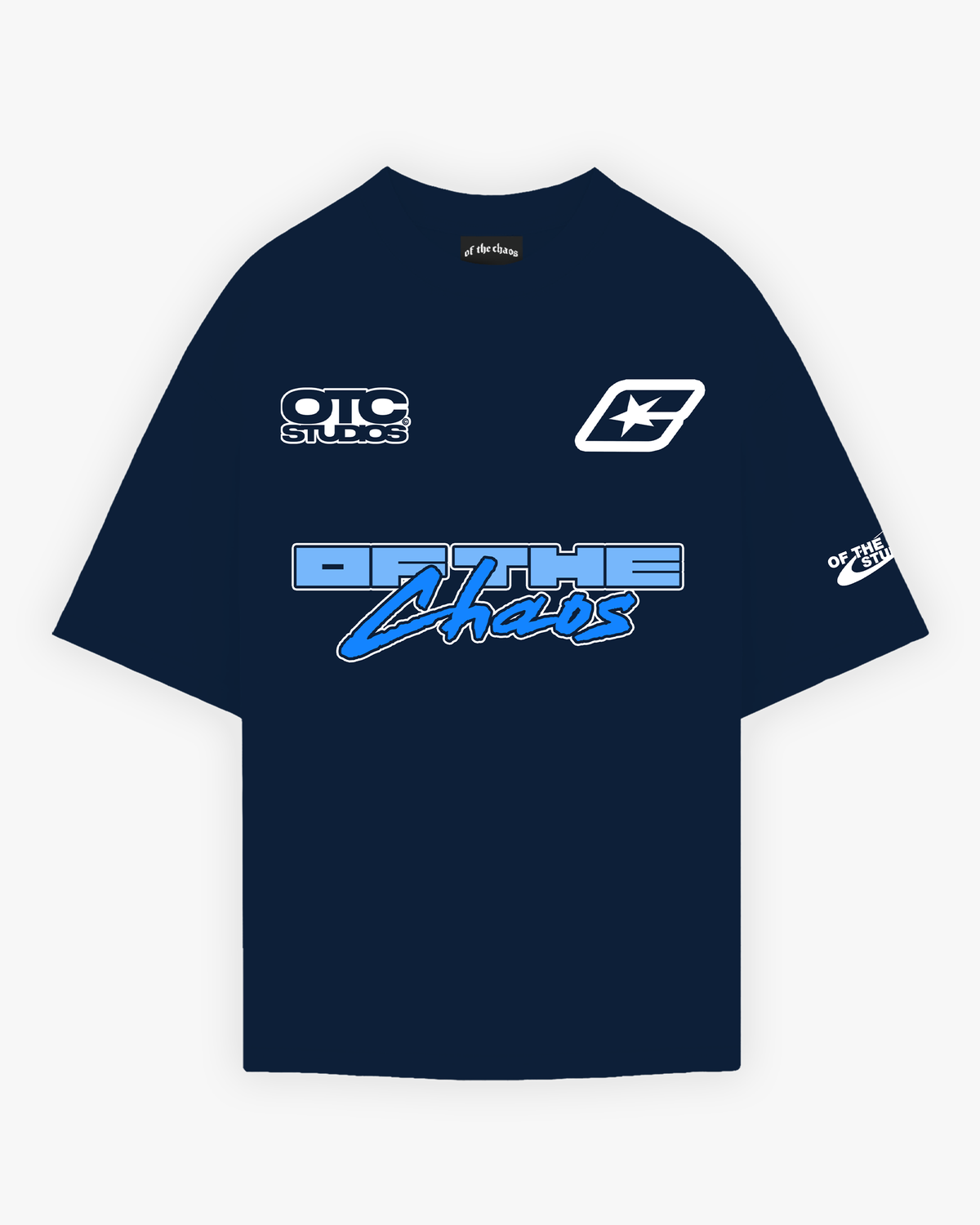 RETRO LOGO T-SHIRT - NAVY BLUE