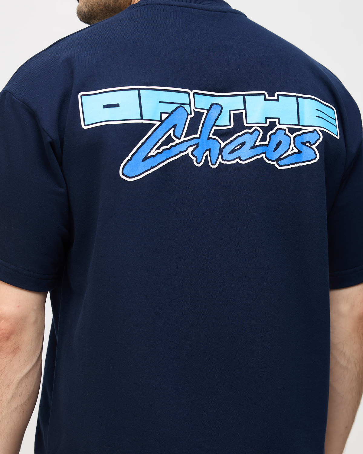 RETRO LOGO T-SHIRT - NAVY BLUE