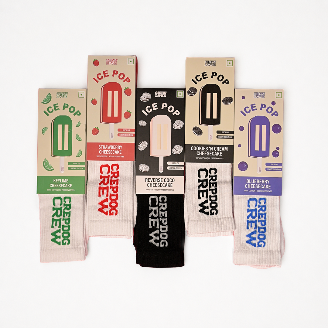Cheesecake Socks Pack of 5- CDC Ice Pops