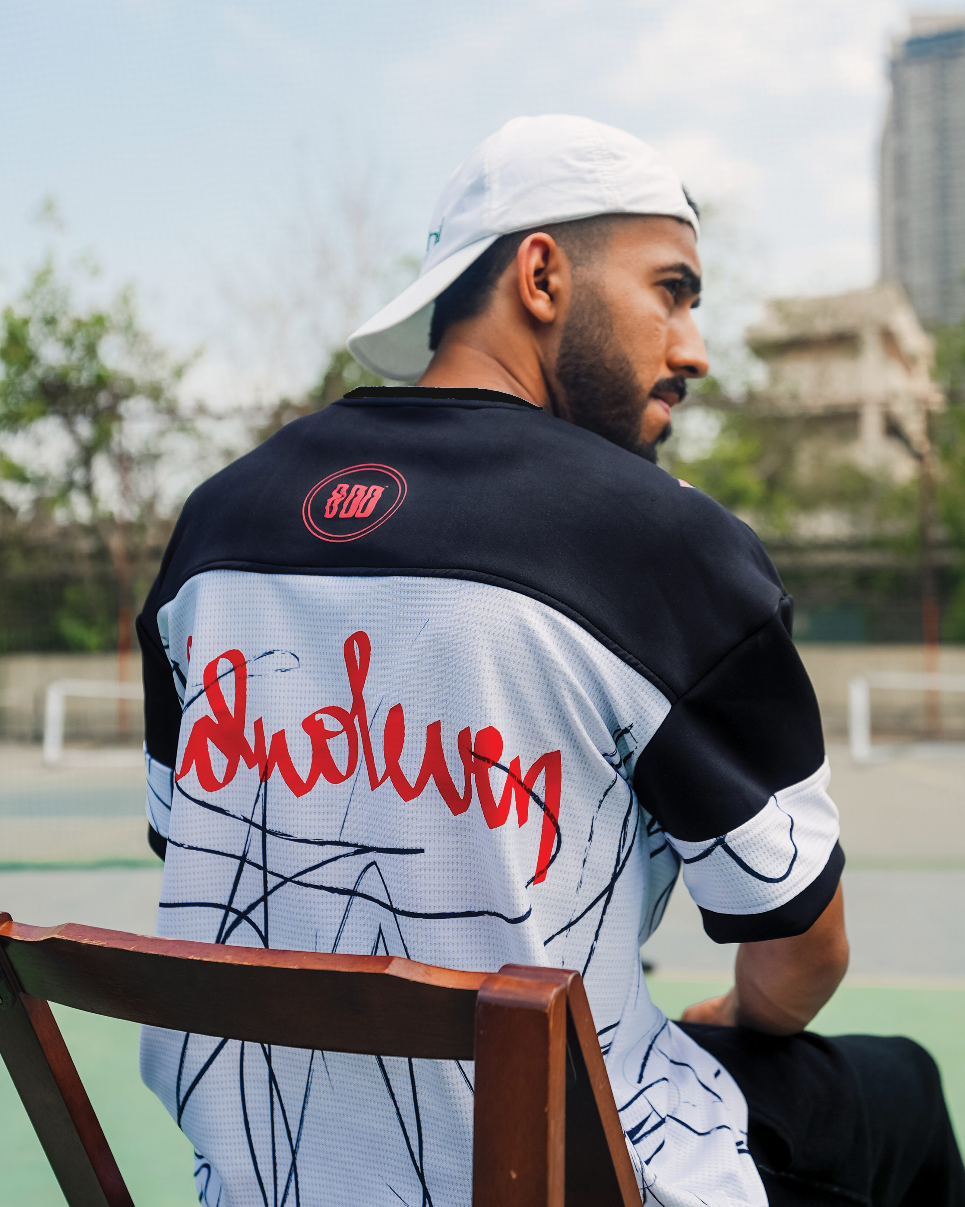 Scribbled Black Jersey