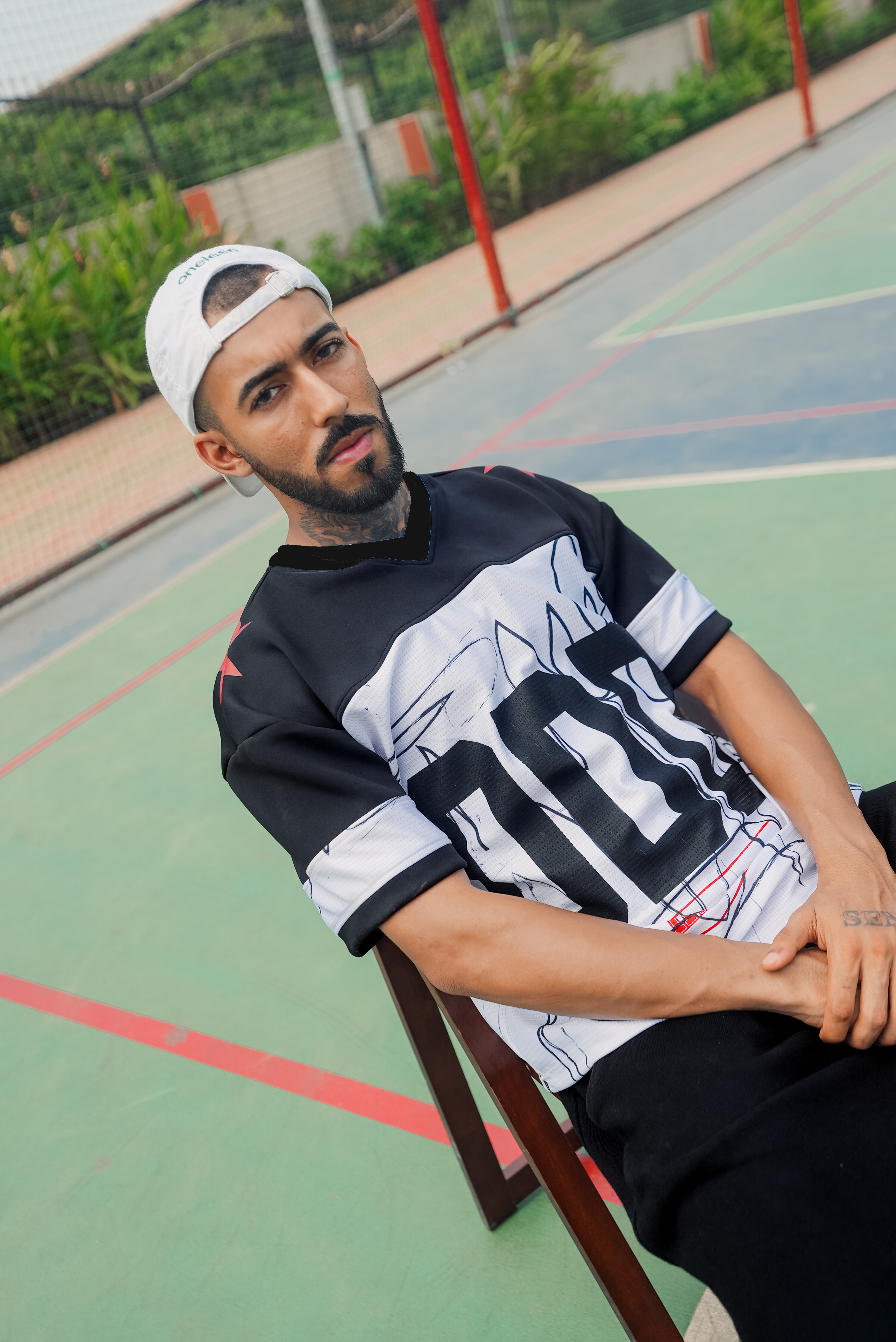 Scribbled Black Jersey