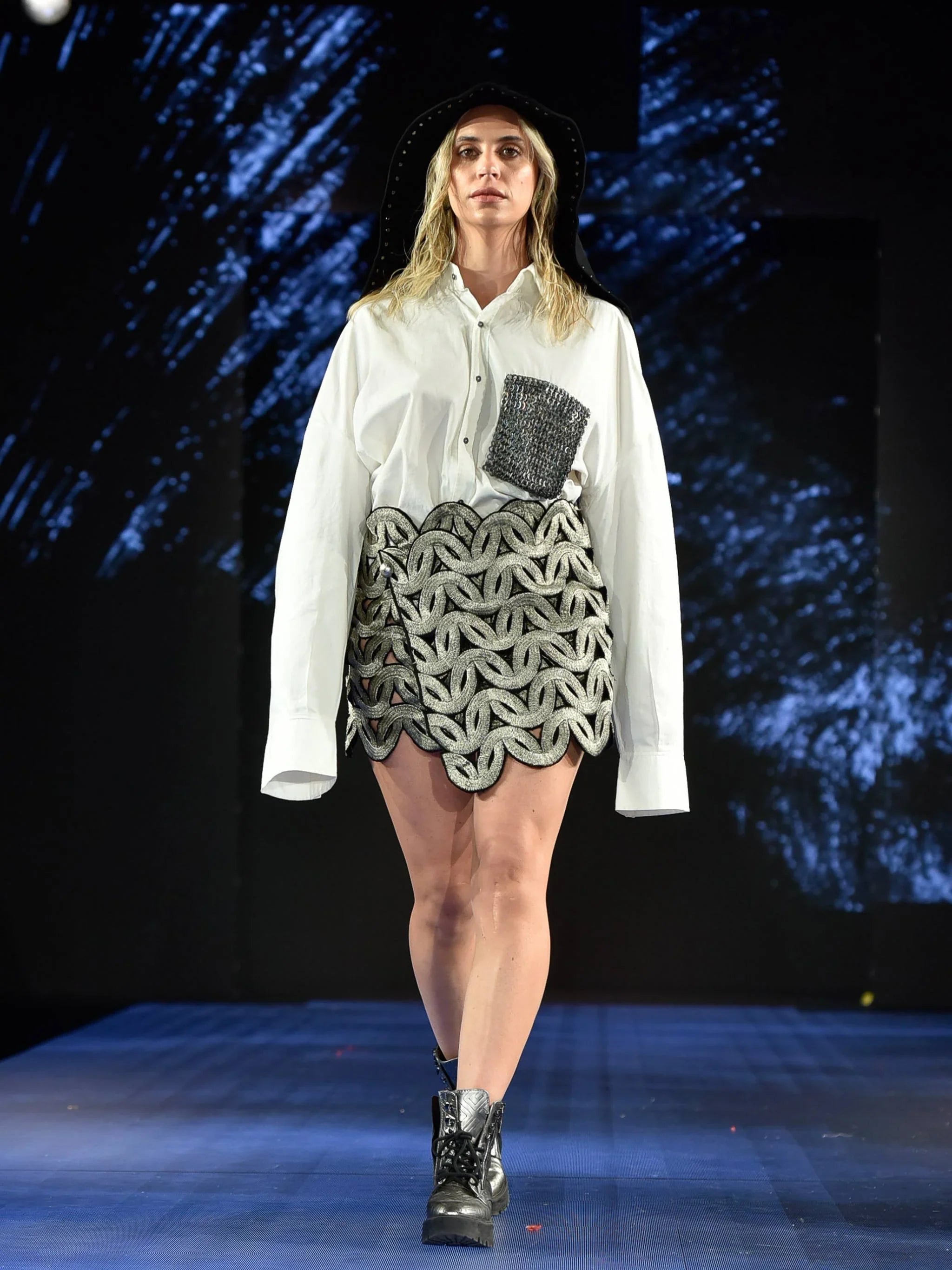 'Unbound II' Embroidery Applique Skirt