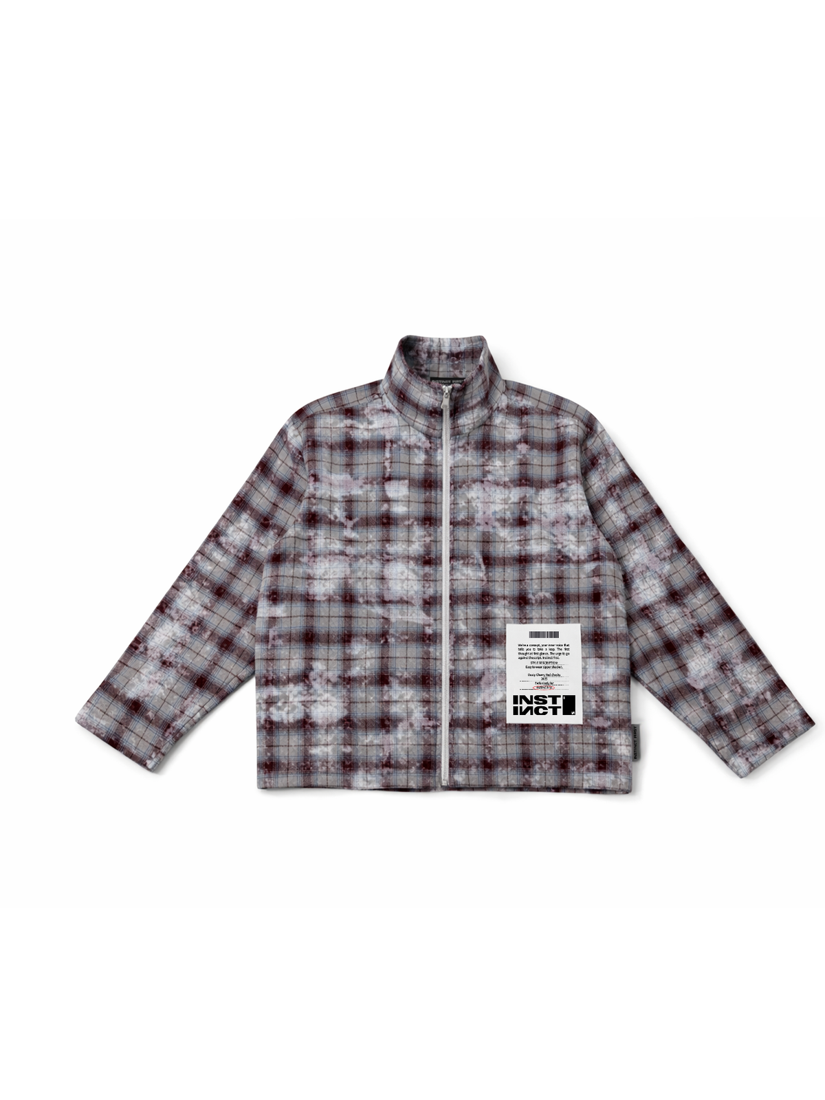 Solo Zipper Shirt - (Washed Maroon)
