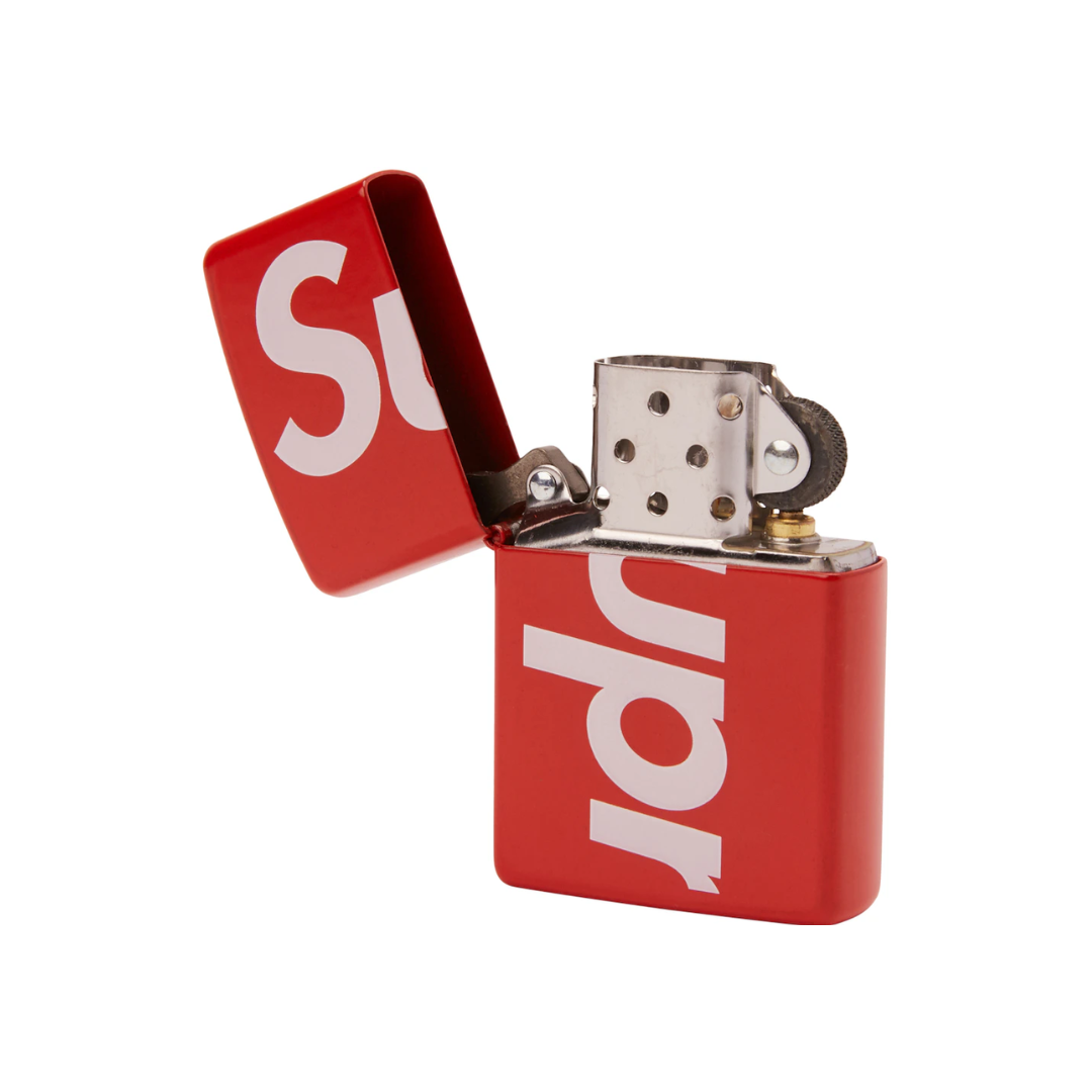 Supreme Logo Zippo Red Supreme Logo Zippo Red