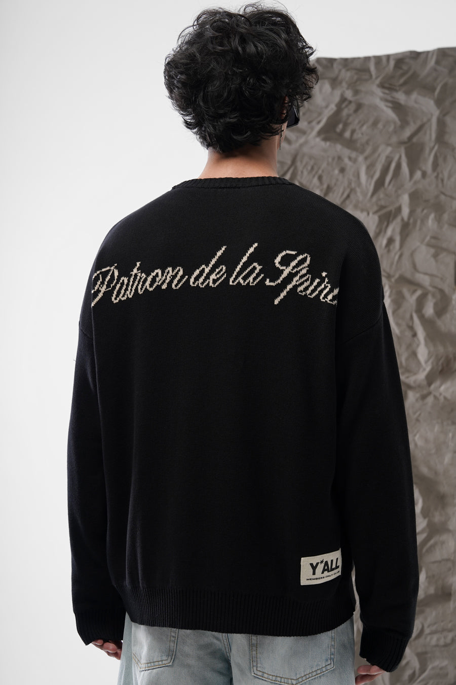 JET SET SWEATER – BLACK