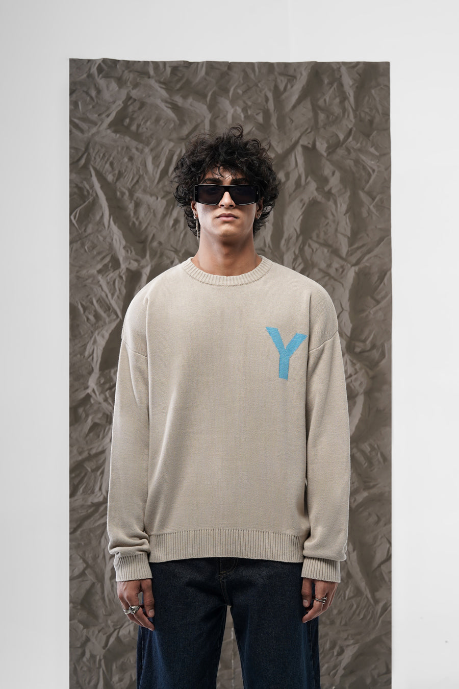 JET SET SWEATER – STONE