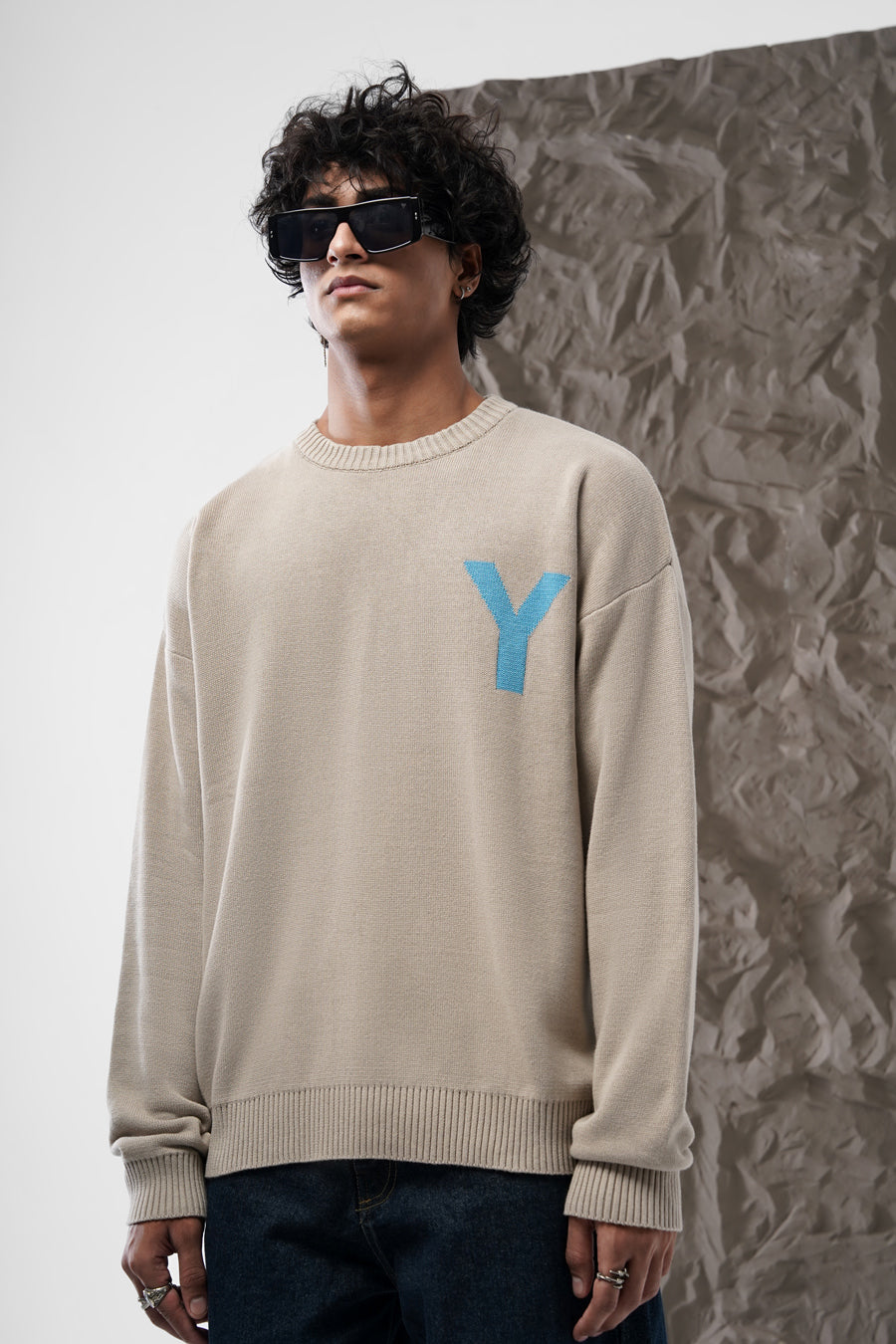 JET SET SWEATER – STONE