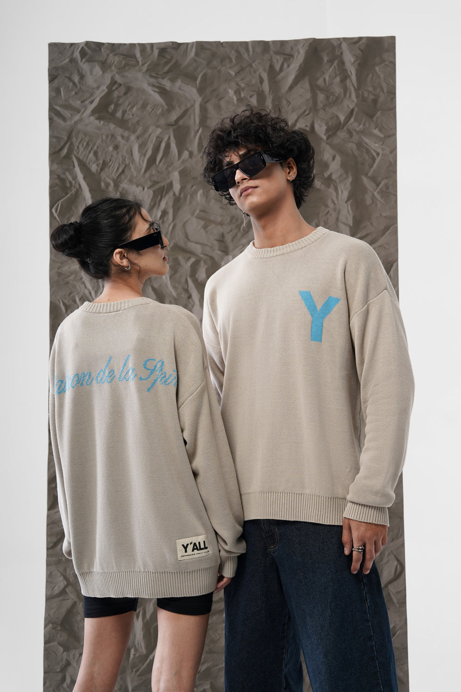 JET SET SWEATER – STONE