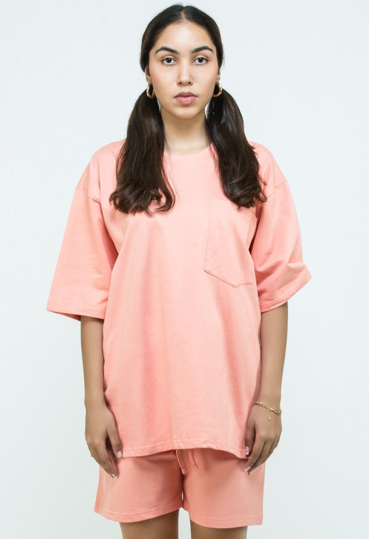 Peach Oversized T-shirts
