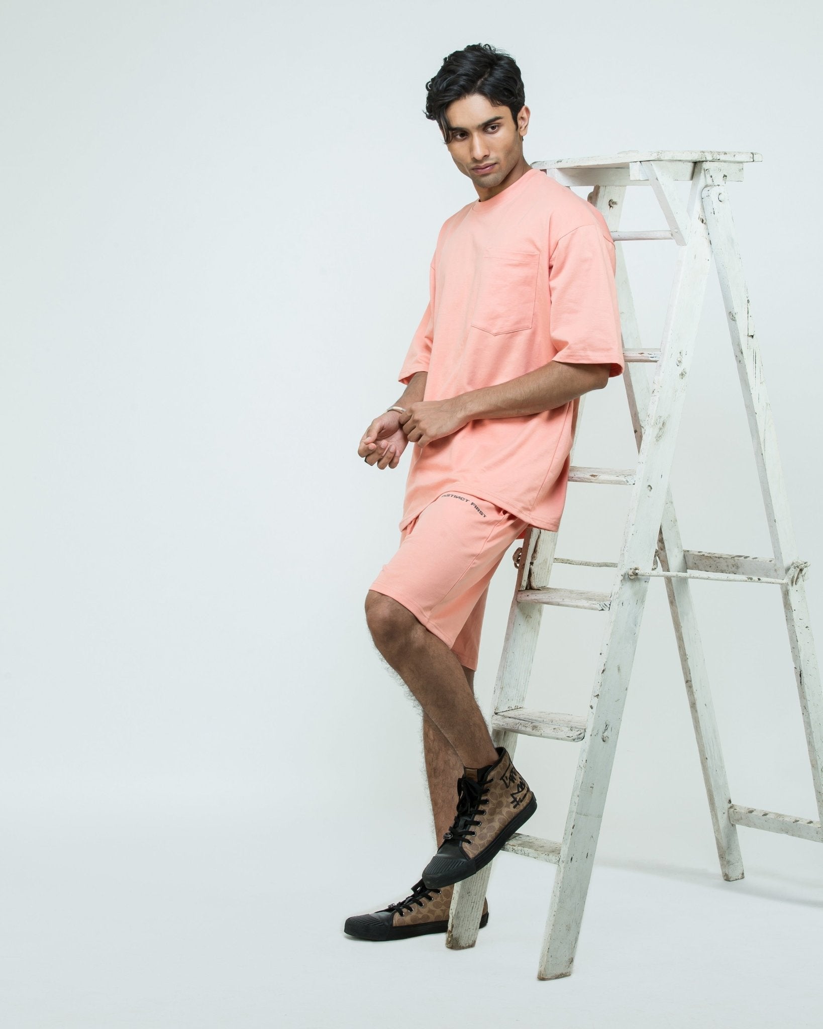 Peach Oversized T-shirts