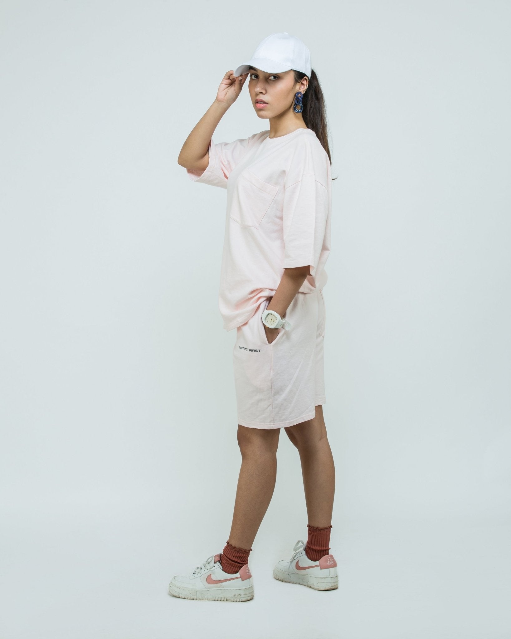 Euphoric Pink Oversized T-shirts