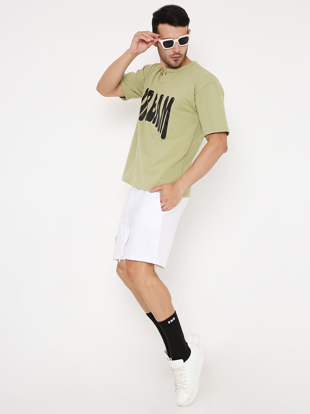 Oversized T-shirt - Pista Inverted Polaroid