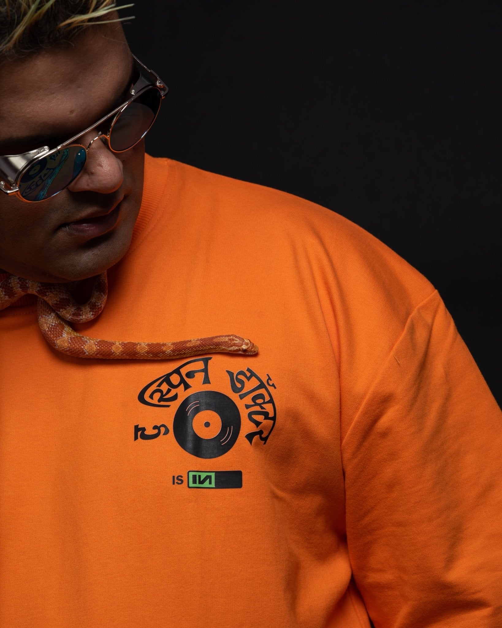 Orange Oversized T-shirts