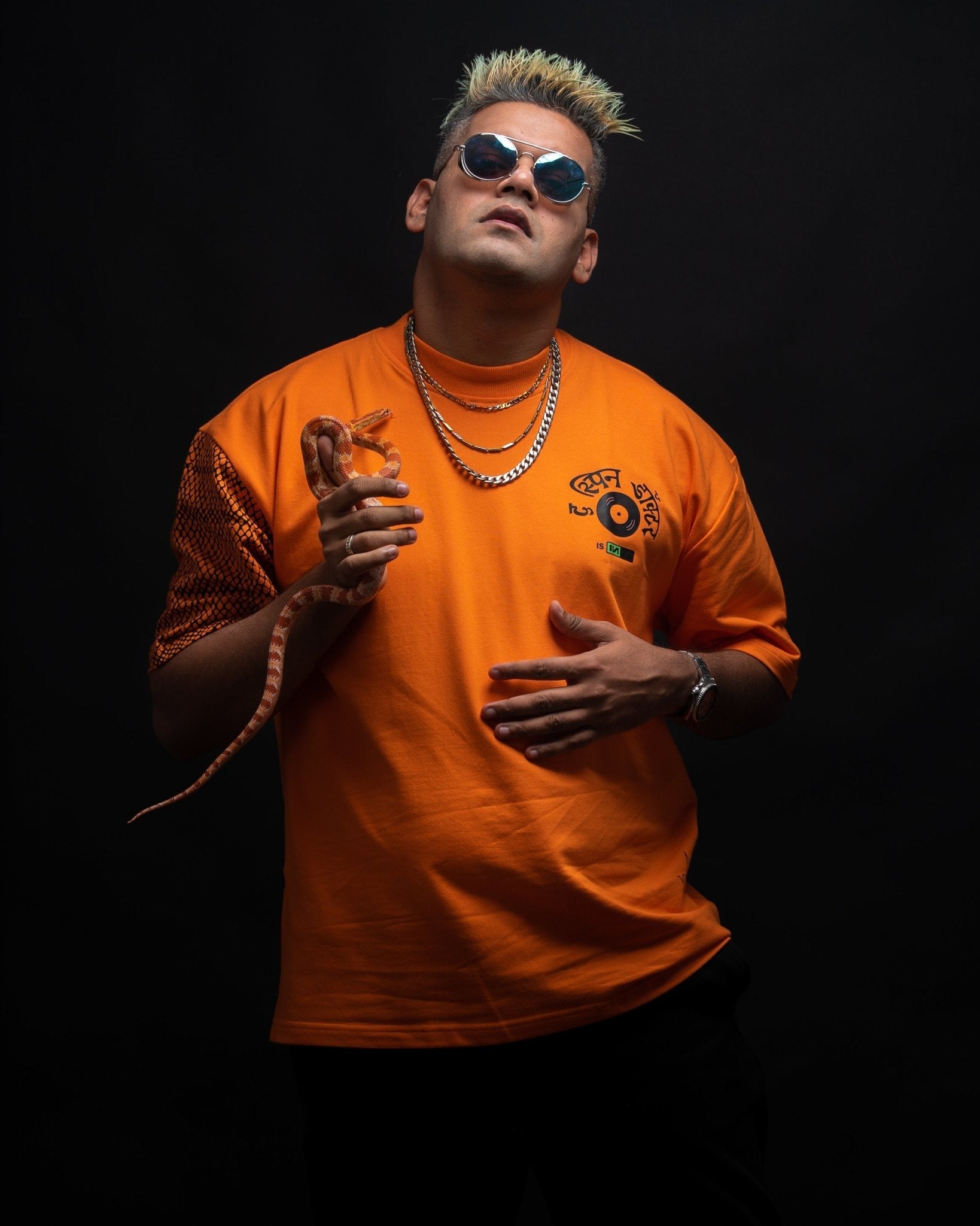 Orange Oversized T-shirts