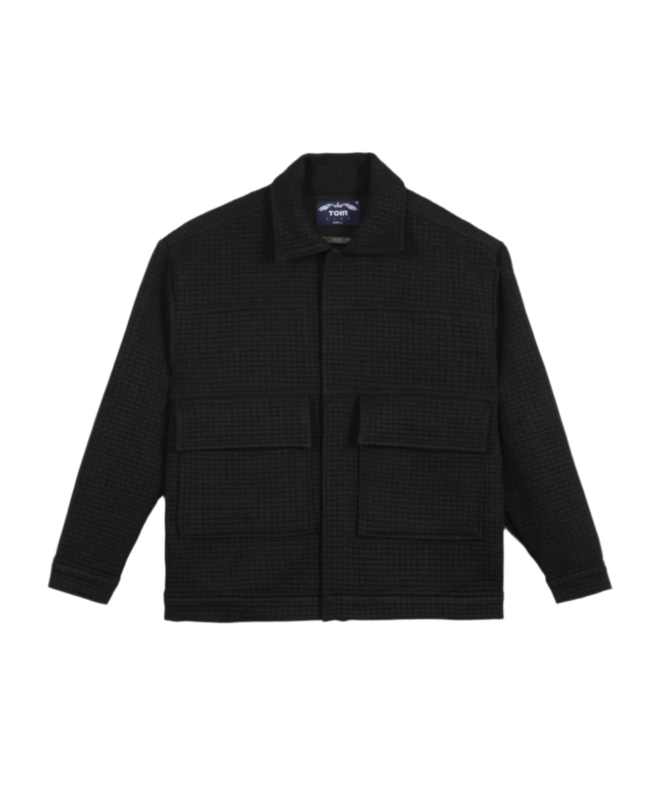 BLACK QUILTED JACKET