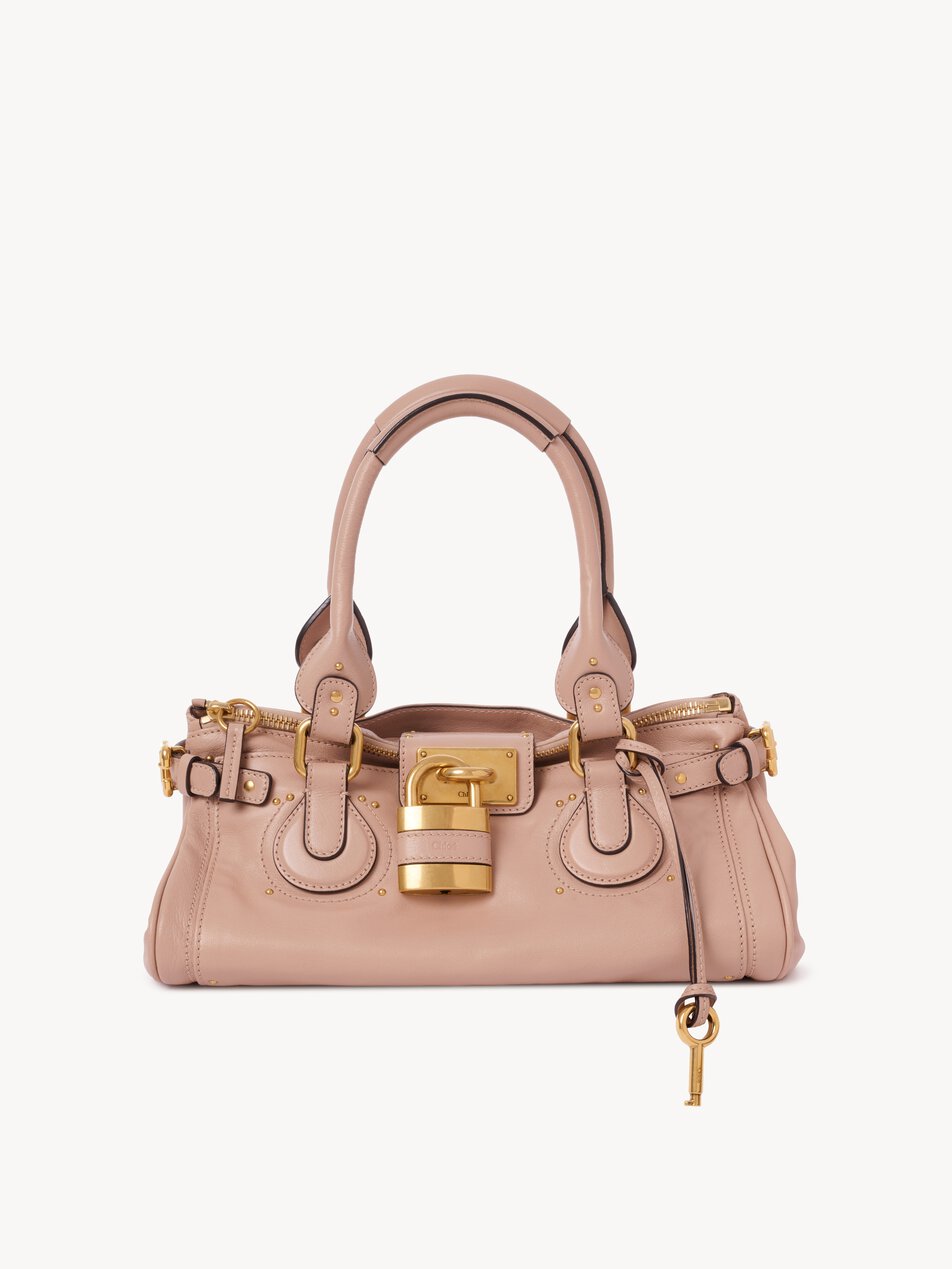 CHLOE Paddington bag in grained leather Earthy Pink