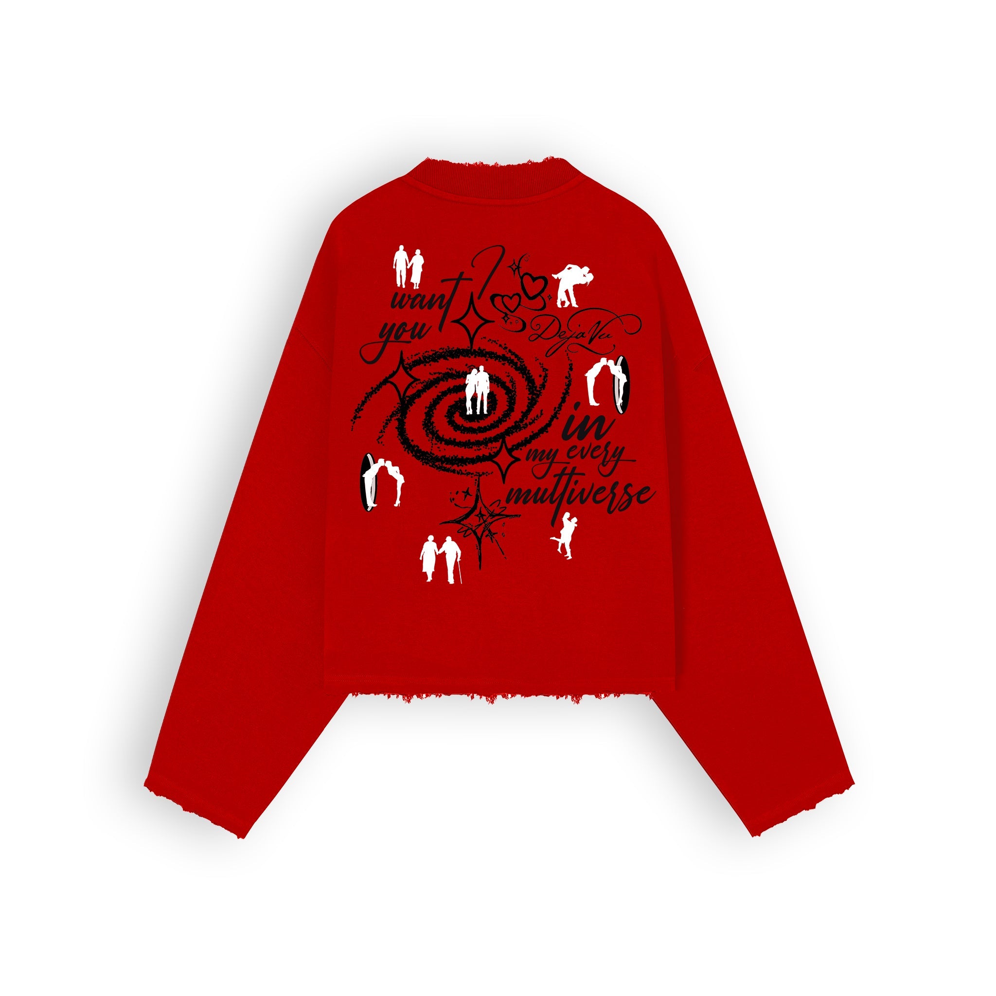 YOUniverse sweatshirt - Scarlet red