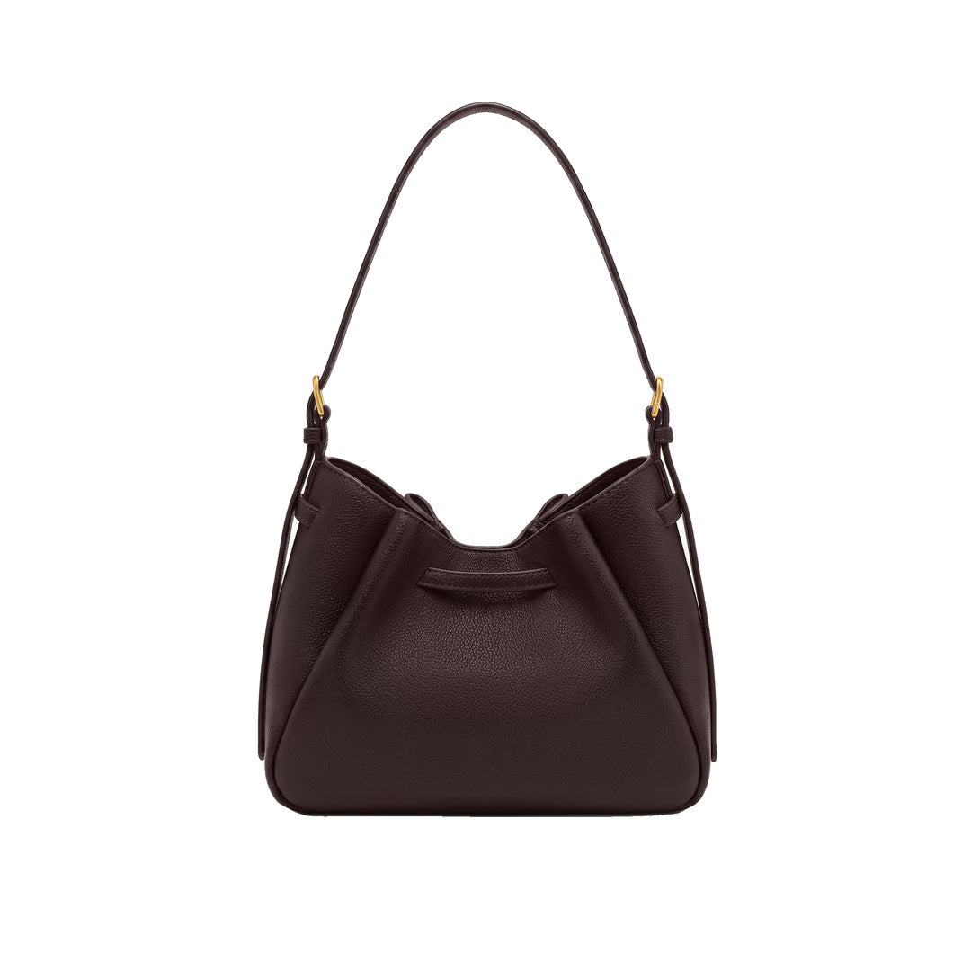 JW PEI Mabel Soft Bow Shoulder Bag - Dark Brown