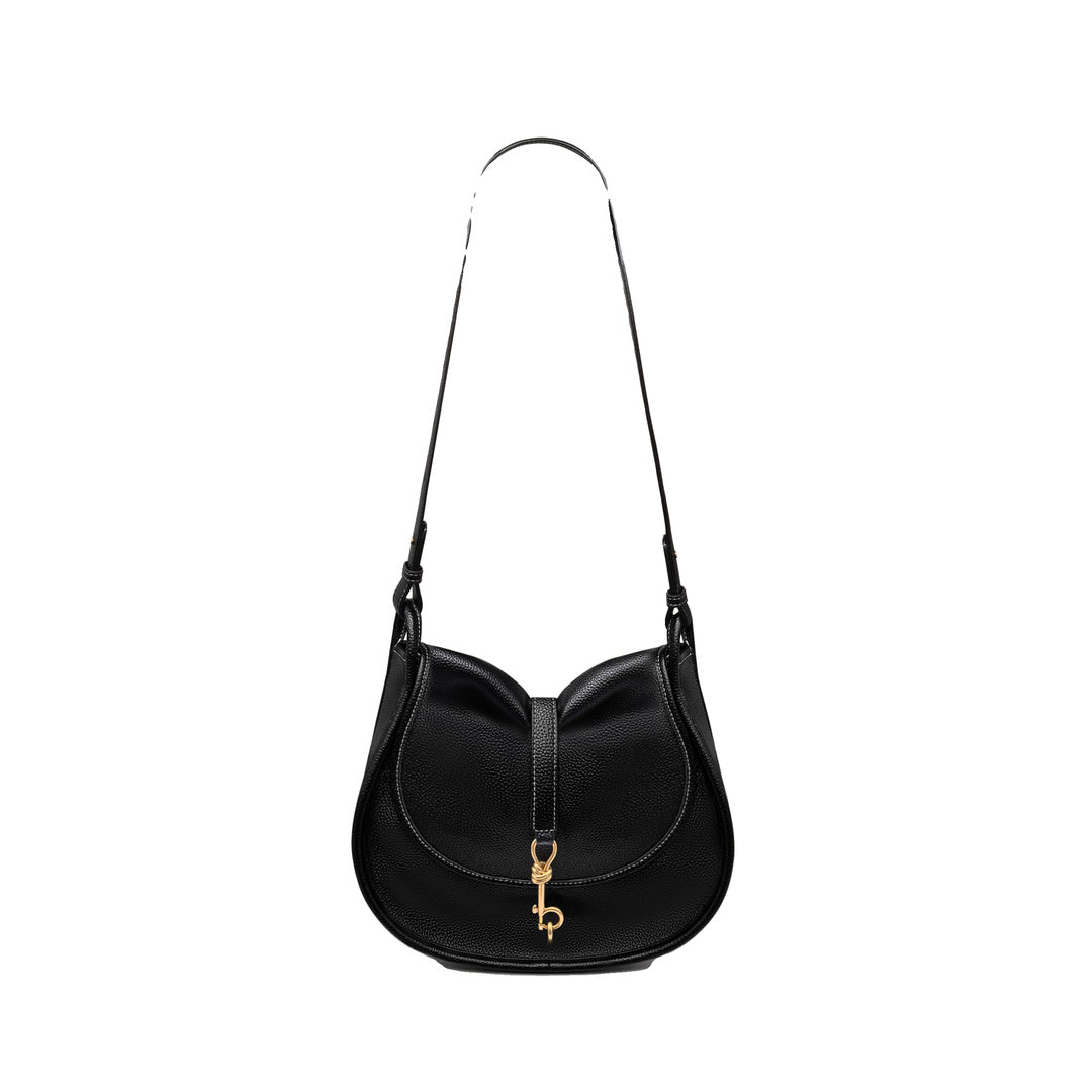 JW PEI Arla Small Hobo Bag - Black Pebbled