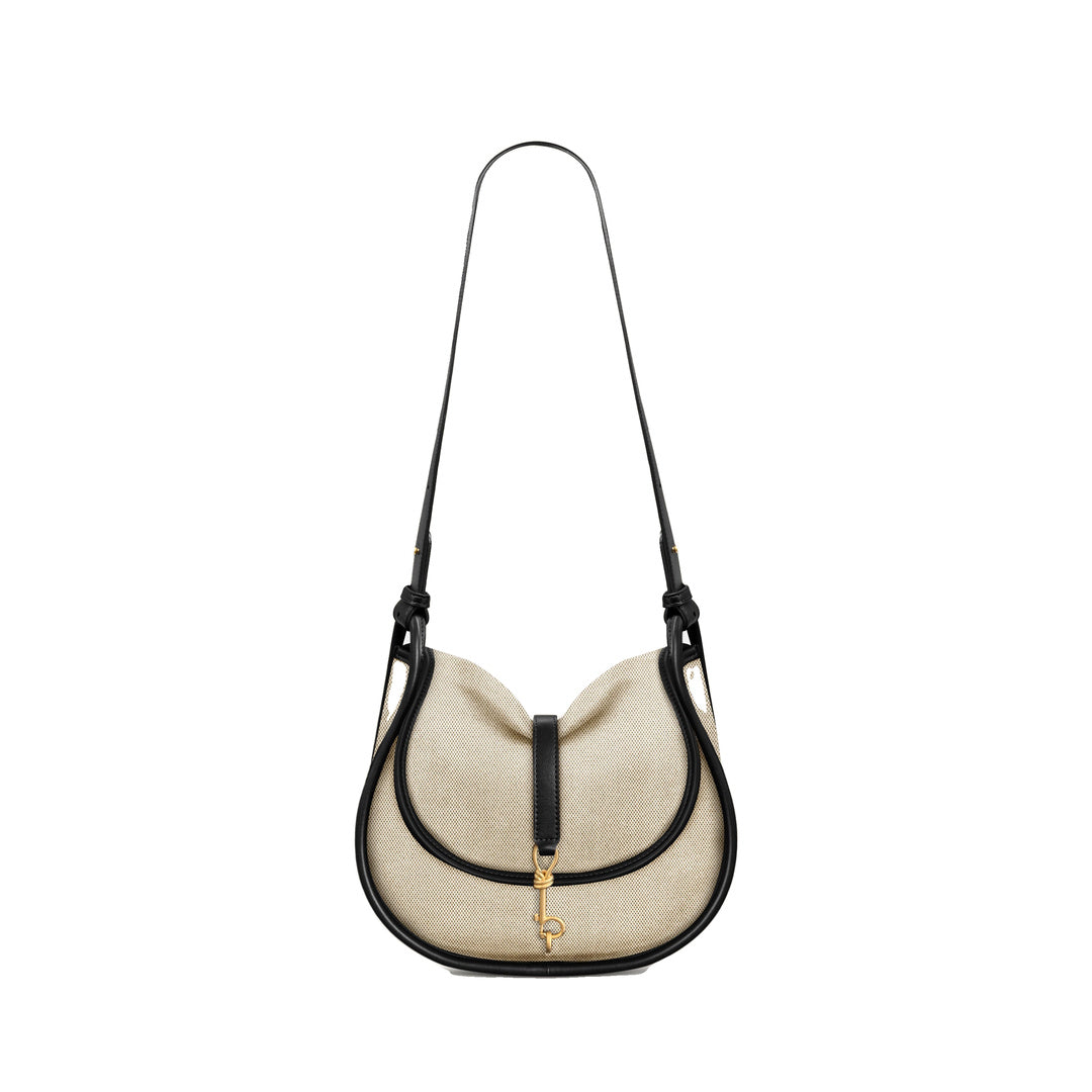 JW PEI Arla Small Hobo Bag - Black Canvas