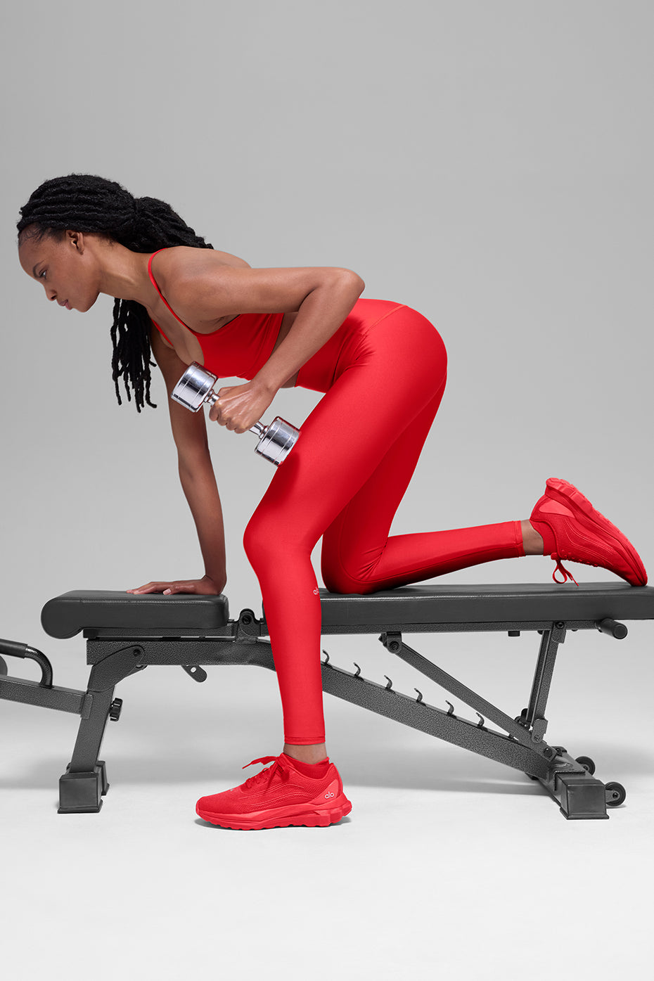 alo Airlift Winter Warm High-Waist Legging - Bright Red