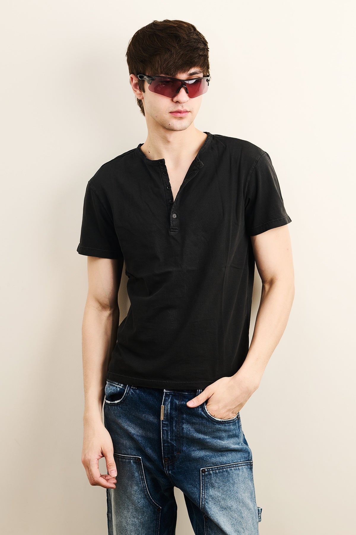 Vintage Henley Tee