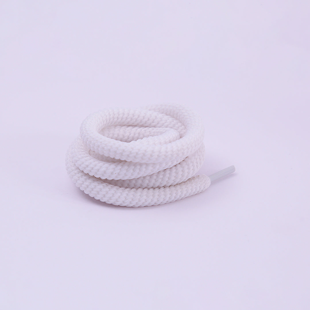 White Wired Rope Shoelaces | Premium Sneaker Laces – KNOTTY