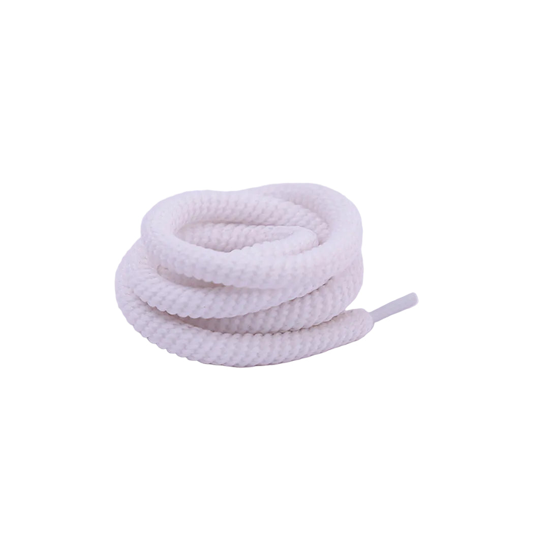 White Wired Rope Shoelaces | Premium Sneaker Laces – KNOTTY