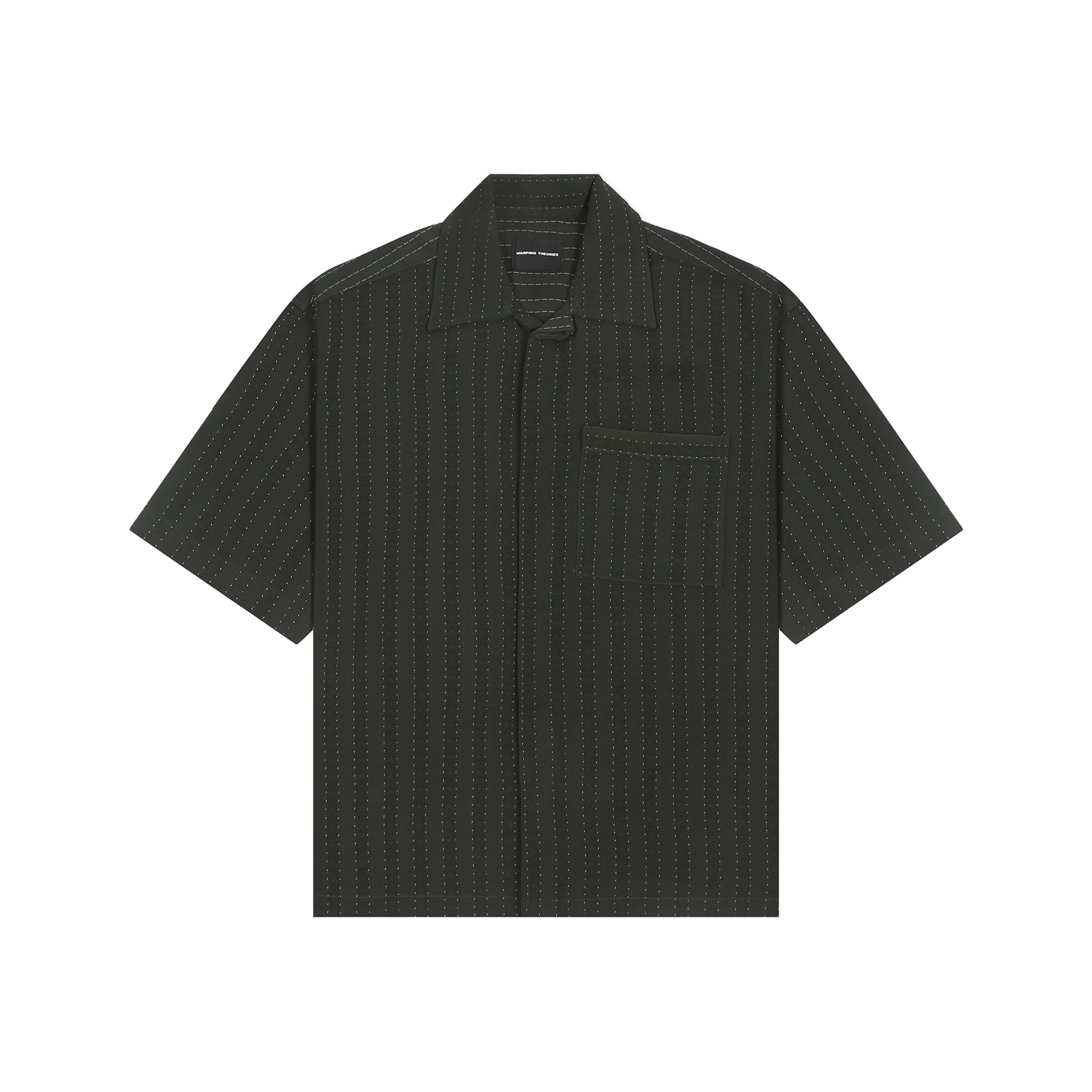 PINSTRIPE CUBAN SHIRT
