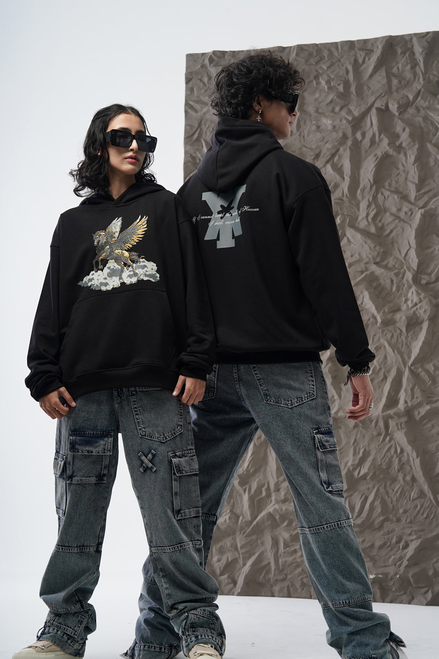 PEGASUS HOODIE BLACK