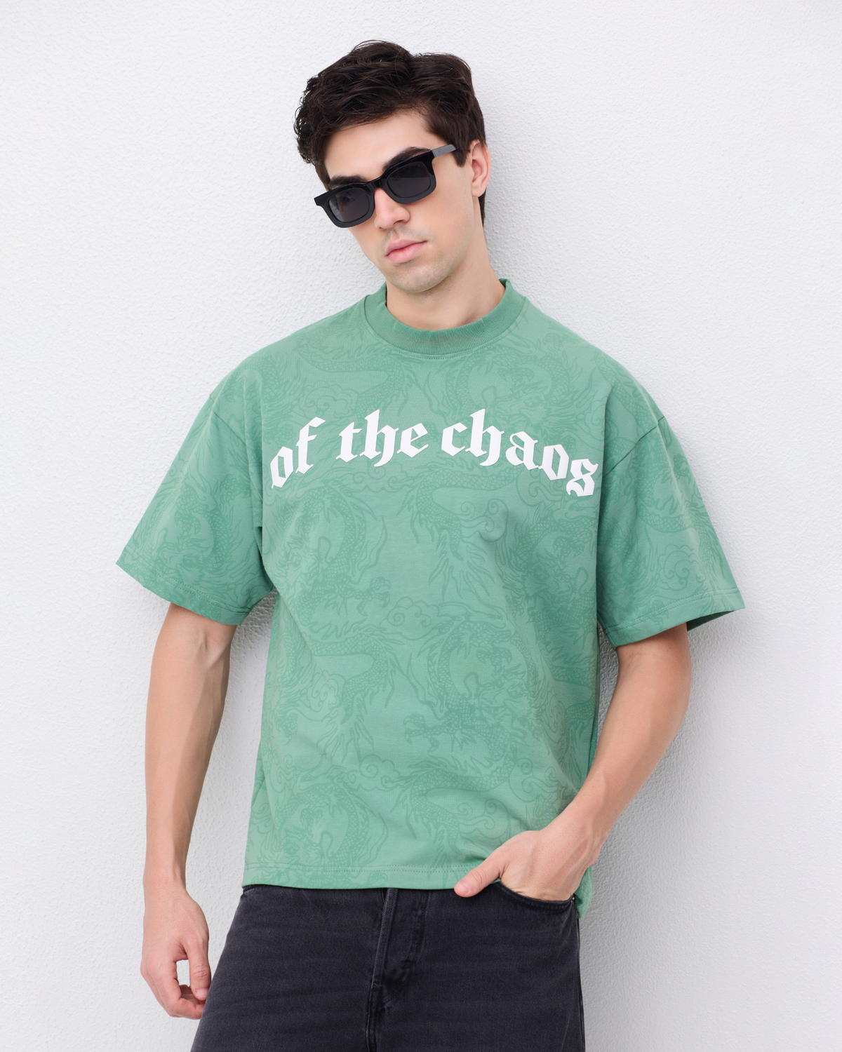 YEAR OF THE DRAGON T-SHIRT - LIGHT GREEN
