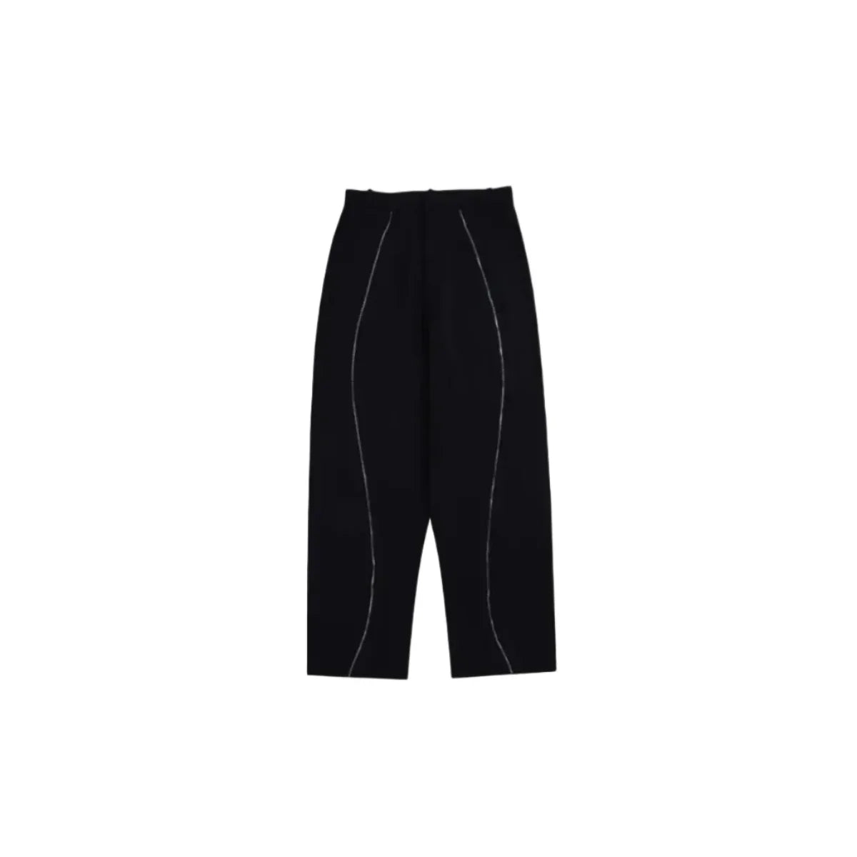 zipper pants front view