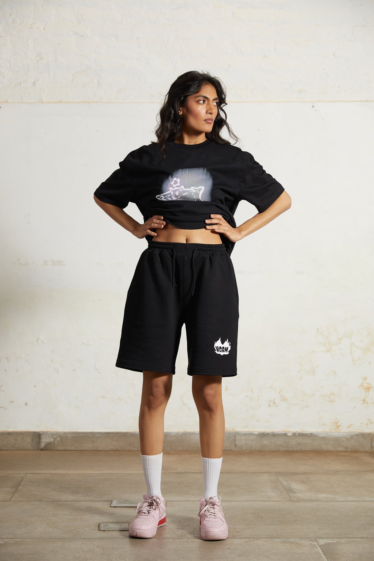 ‘KGRM Flame' shorts