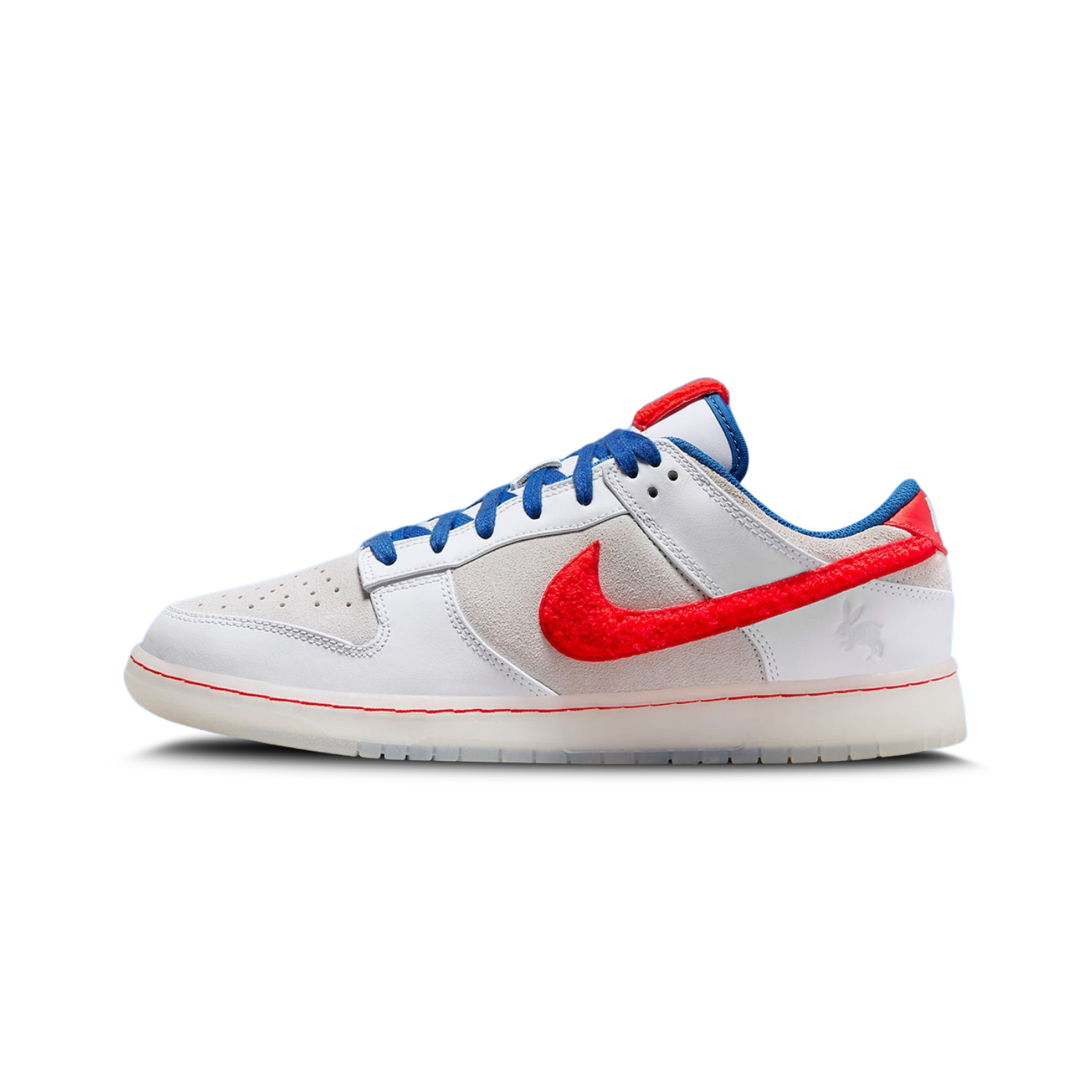 Nike Dunk Low Retro PRM Year of the Rabbit White Crimson Varsity Royal