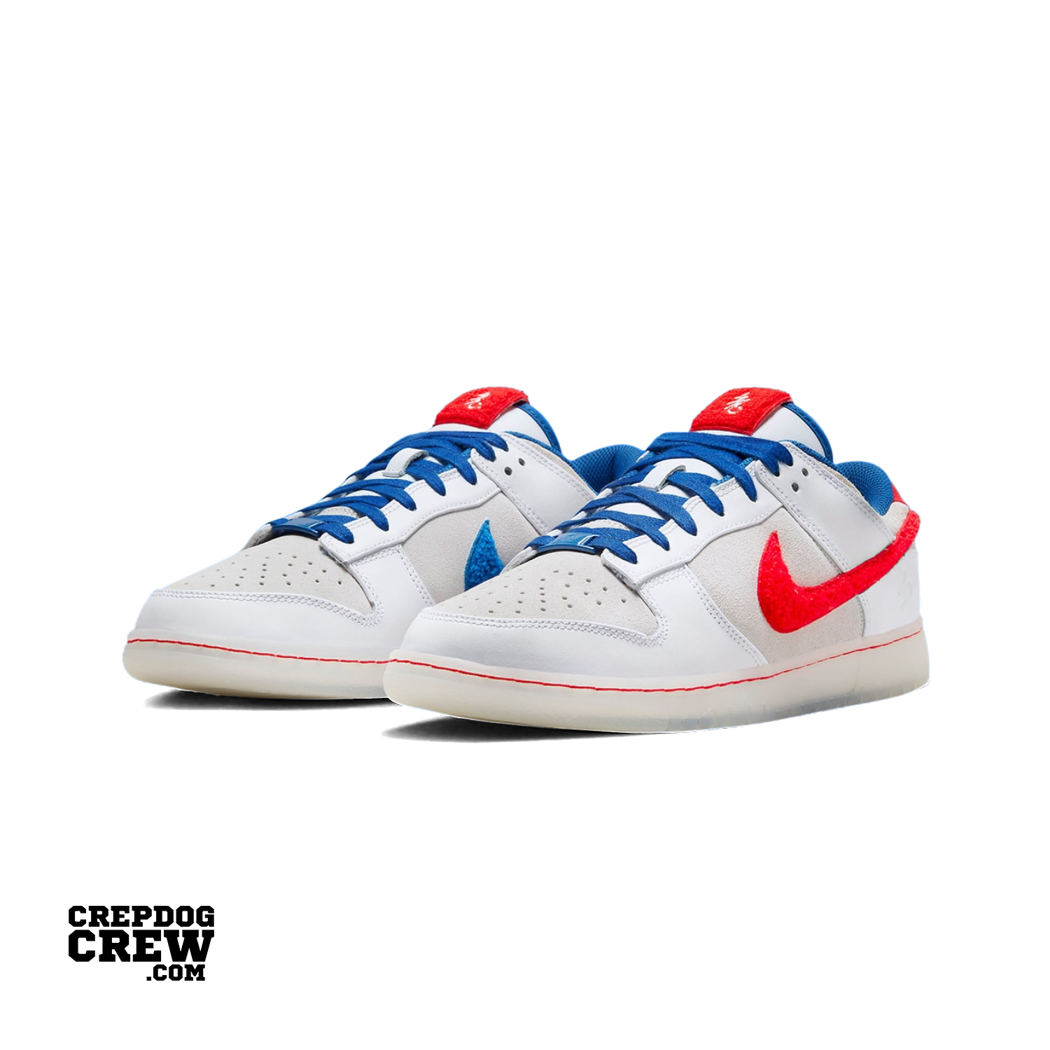 Nike Dunk Low Retro PRM Year of the Rabbit White Crimson Varsity Royal