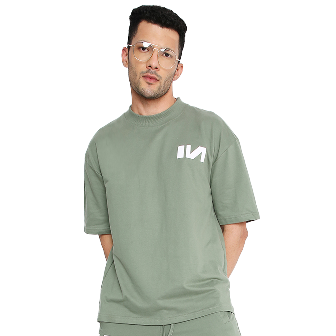 Green Oversized T-shirts 