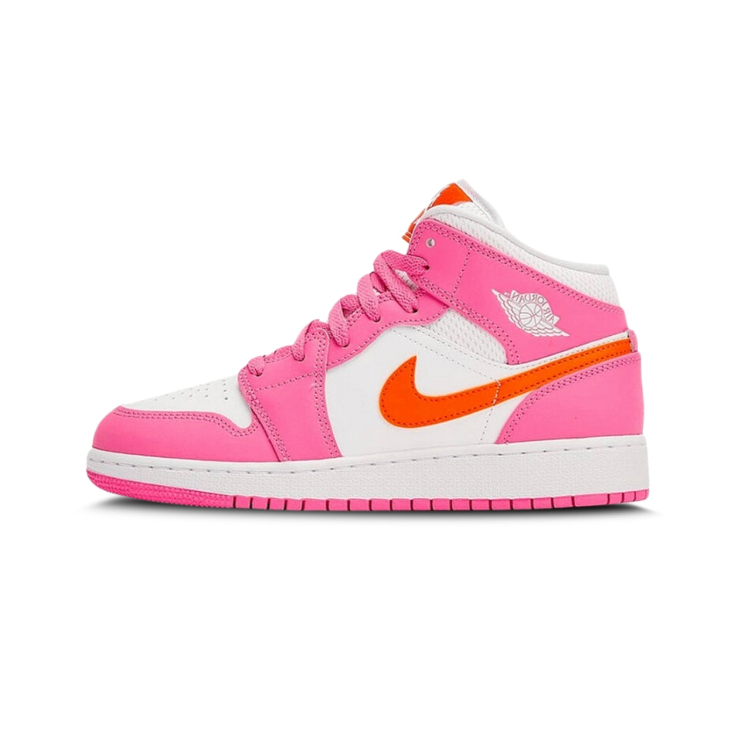 Jordan Mid Pinksicle Safety Orange (GS) - Main Image
