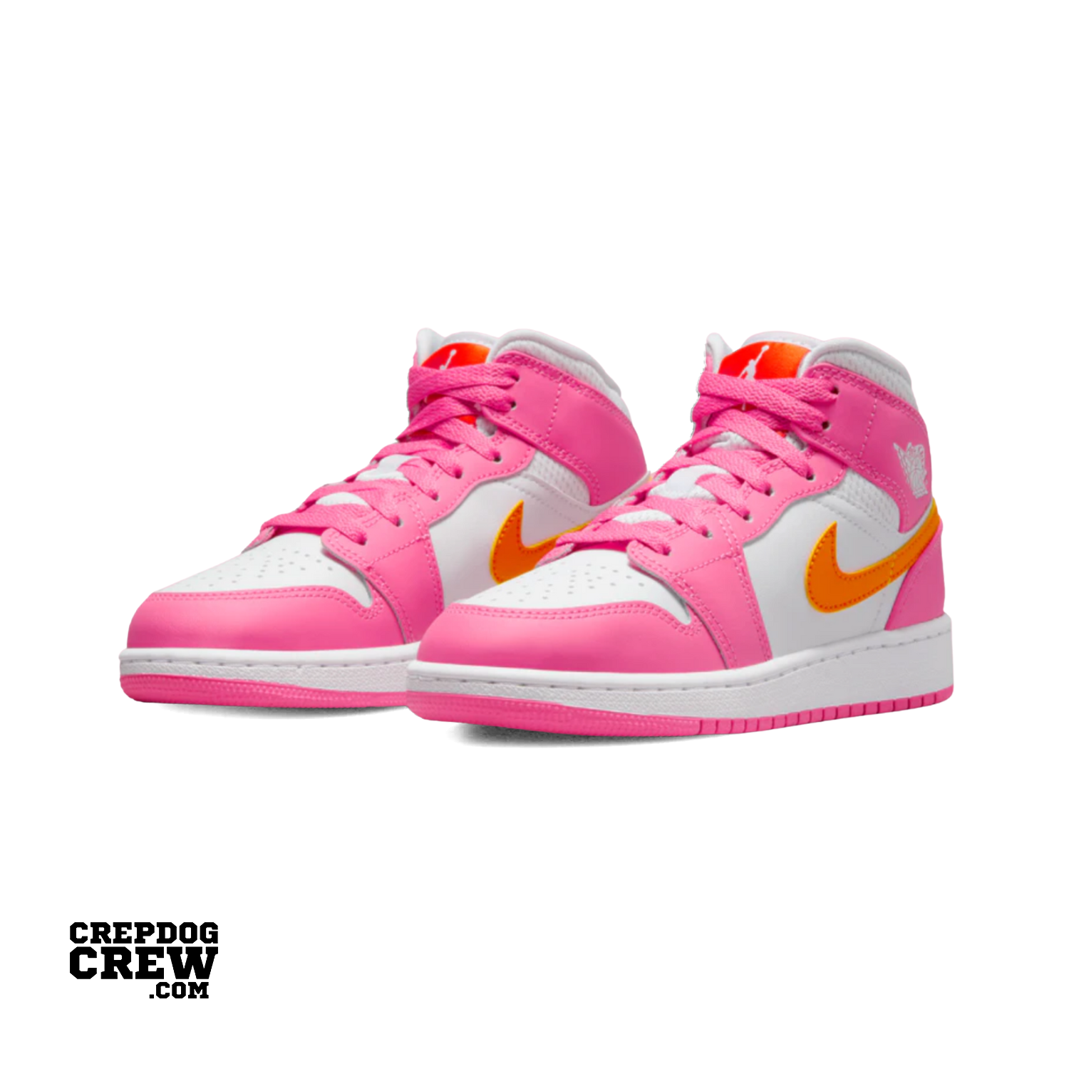 Jordan 1 Mid Pinksicle Safety Orange (GS)