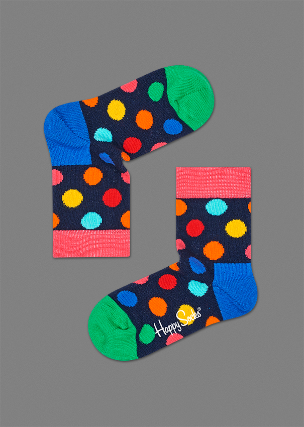 Happy Socks Kids Big Dot Sock
