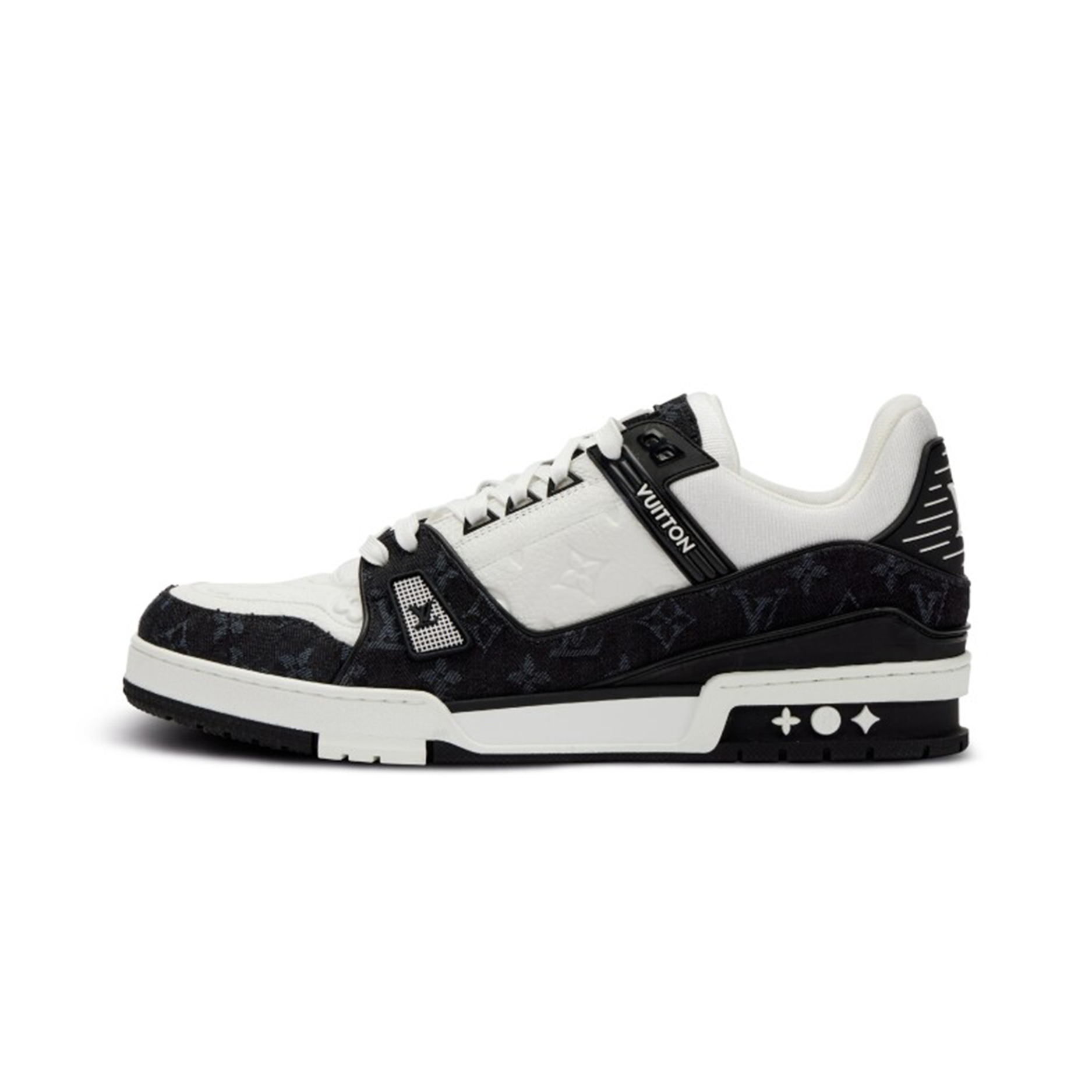 Louis Vuitton LV Trainer White Black White - Main Image