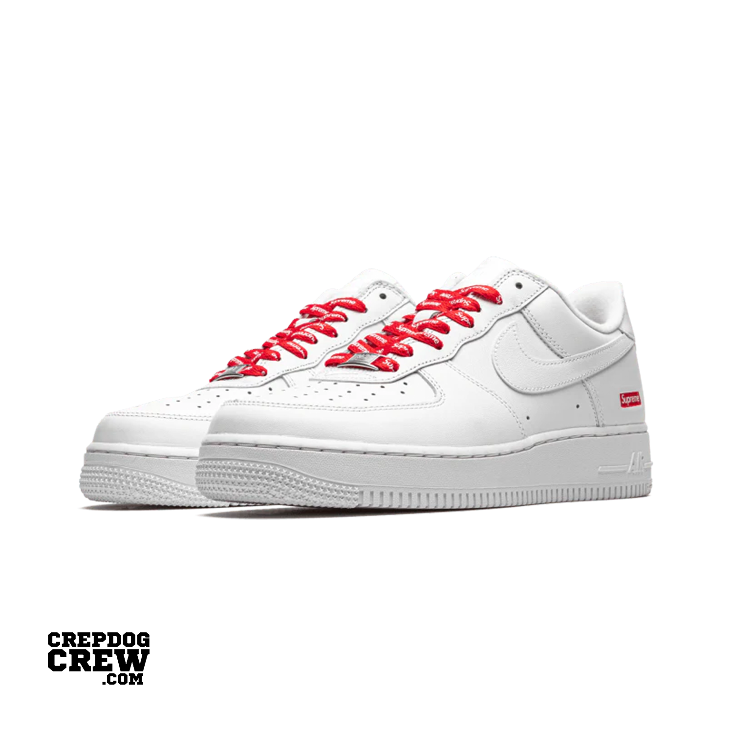 Nike Air Force 1 Low Supreme White - Crepdog Crew